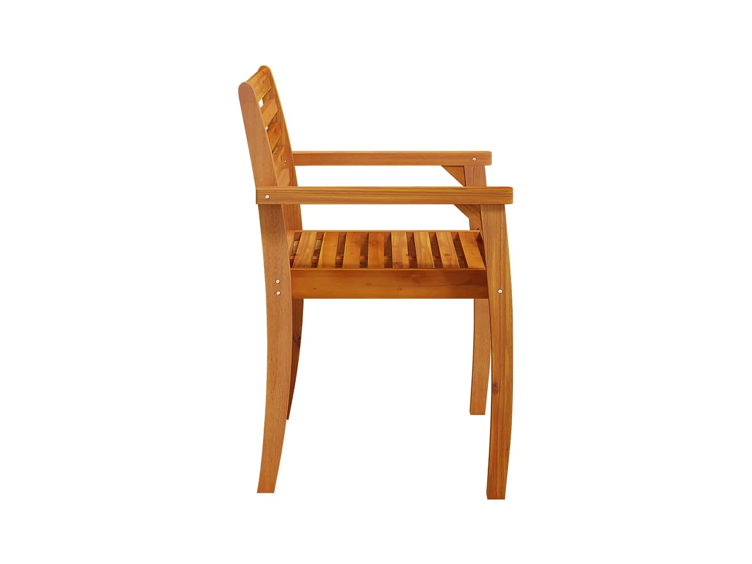 Chaises de jardin lot de 8 59x55x85 bois massif d'acacia