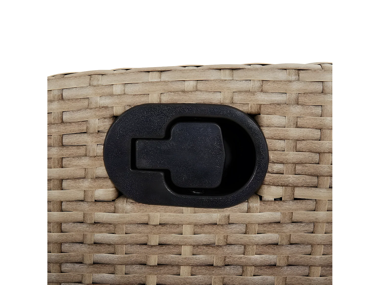 Chaises inclinables de jardin lot de 2 avec repose-pied rotin