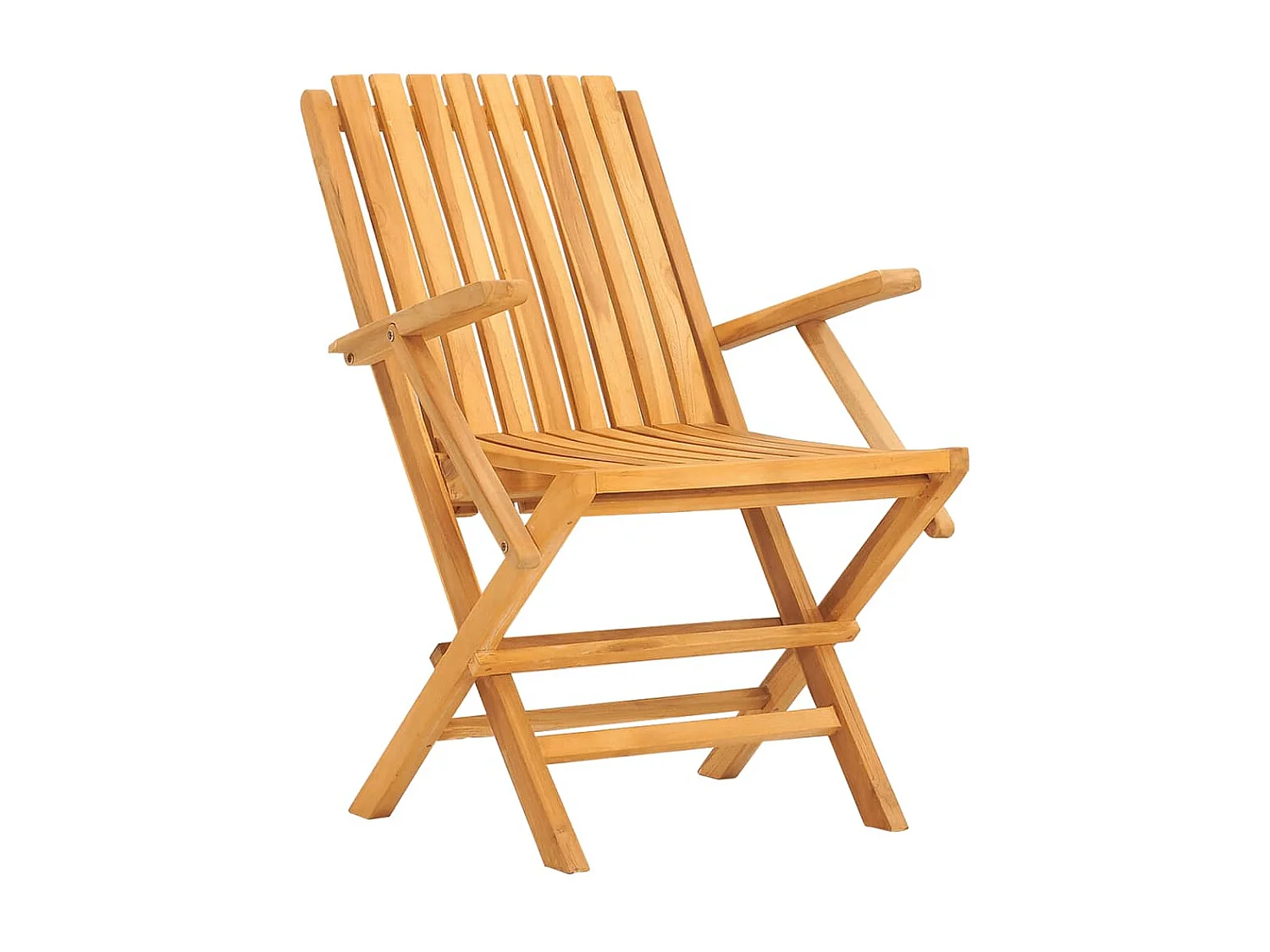 Chaises de jardin pliantes 2 pcs 61x67x90 bois massif teck
