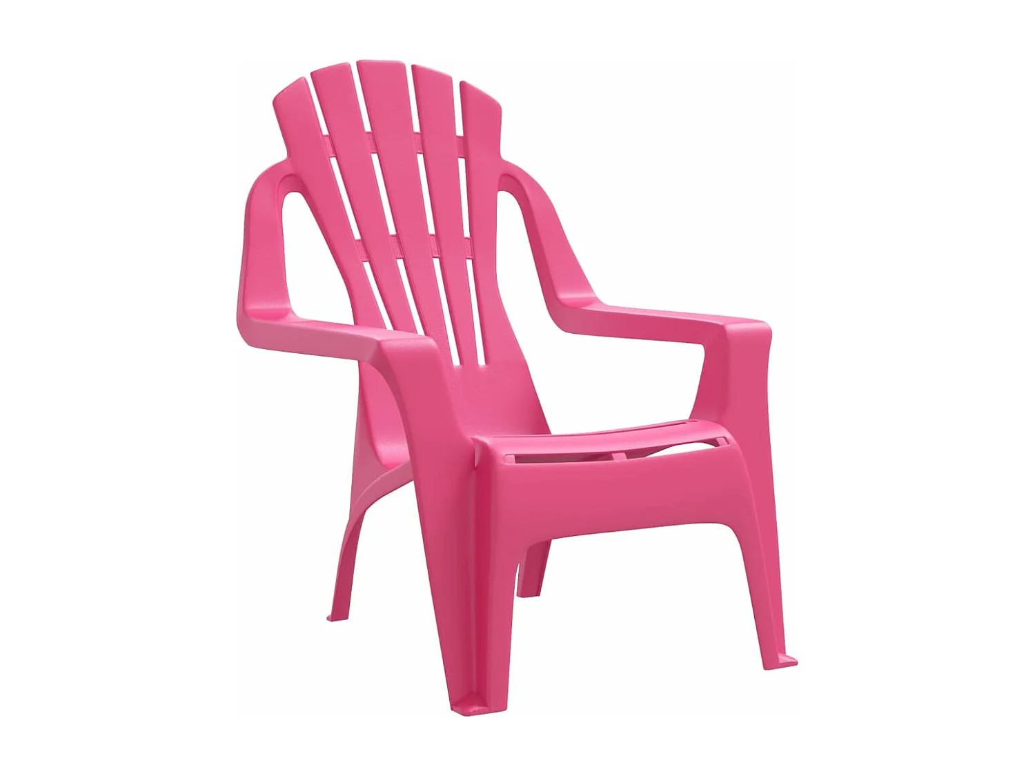 tuinstoelen 2 st hout-look 37x34x44 cm polypropeen roze