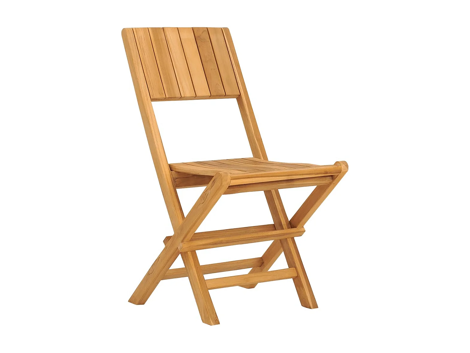 Chaises de jardin pliantes lot de 4 47x61x90 bois massif teck