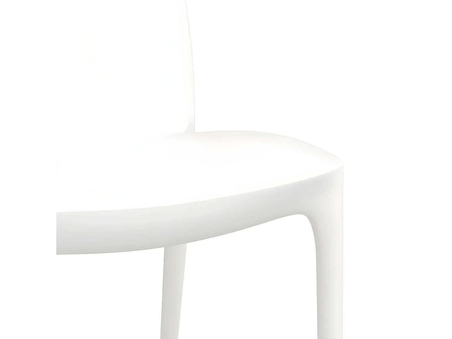 Chaises de jardin lot de 2 blanc 50x46x80 polypropylène