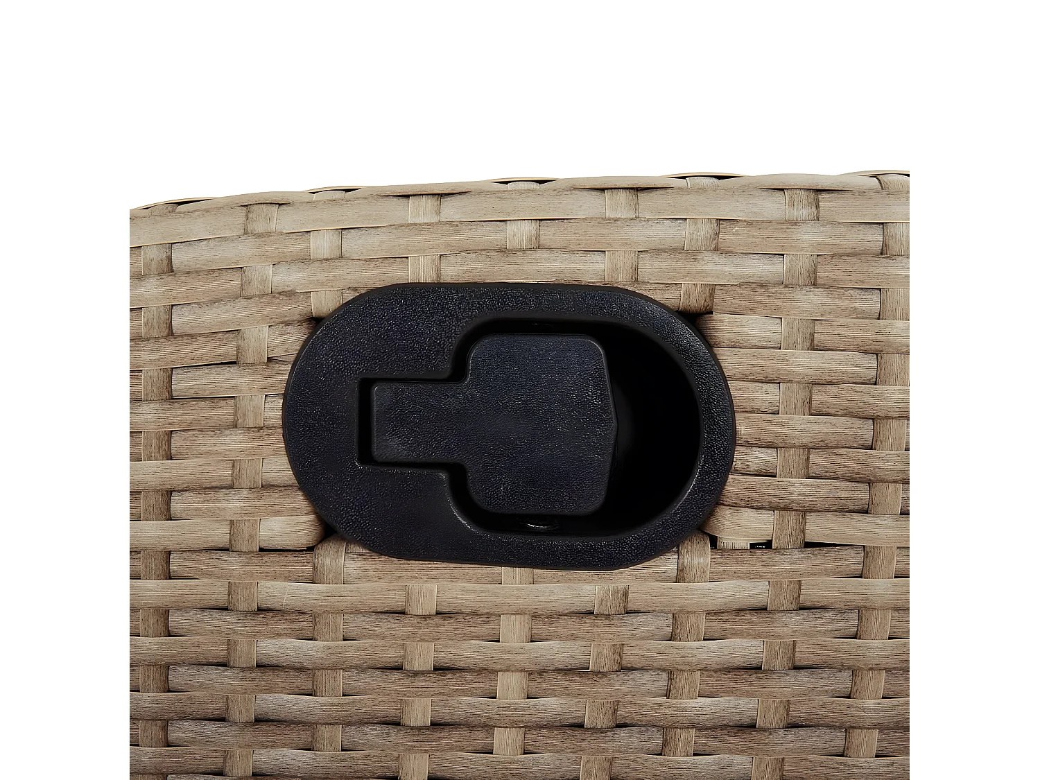 Chaises inclinables de jardin lot de 2 avec repose-pied rotin