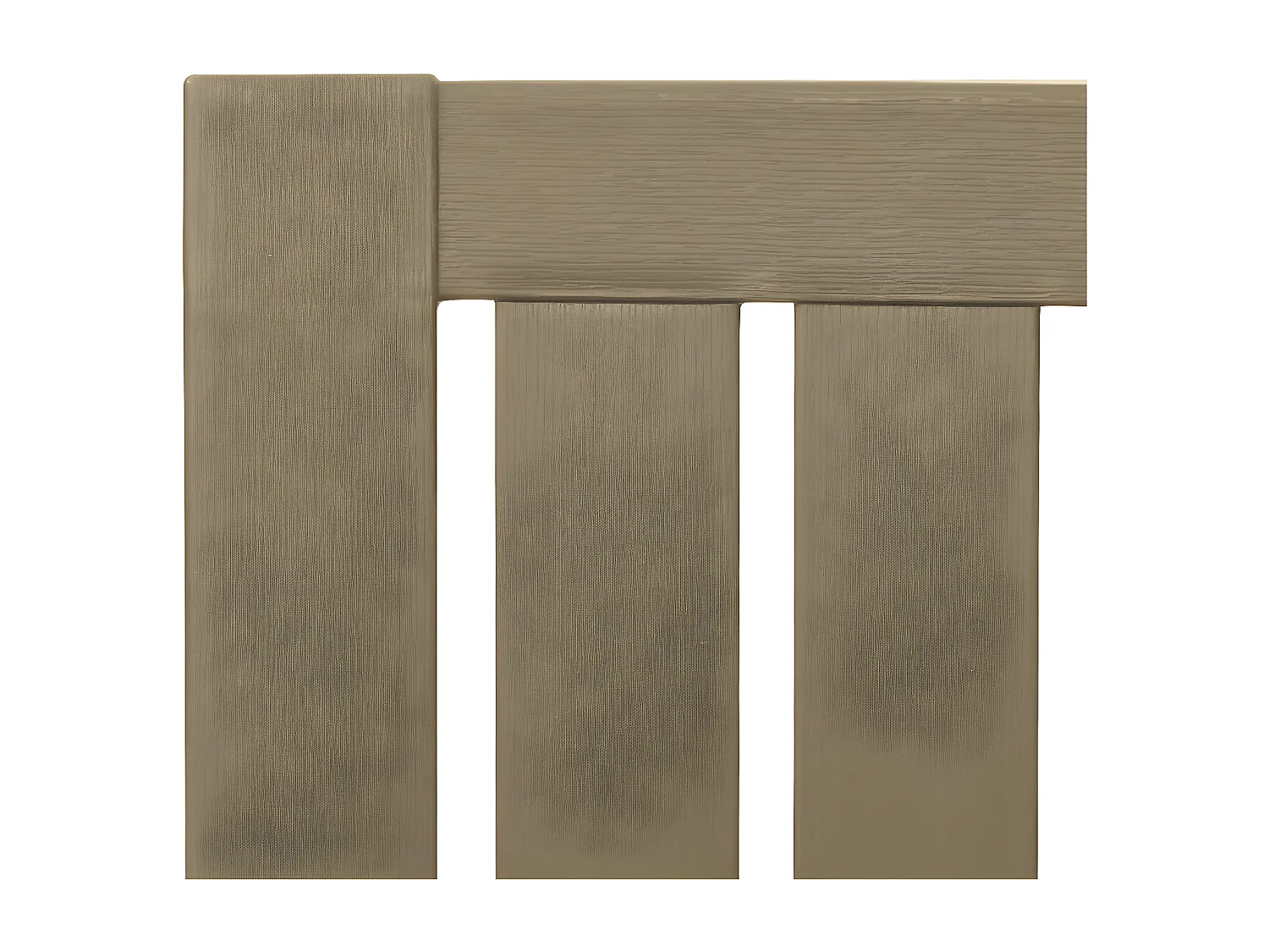 Chaises de jardin Adirondack lot de 2 marron clair PP