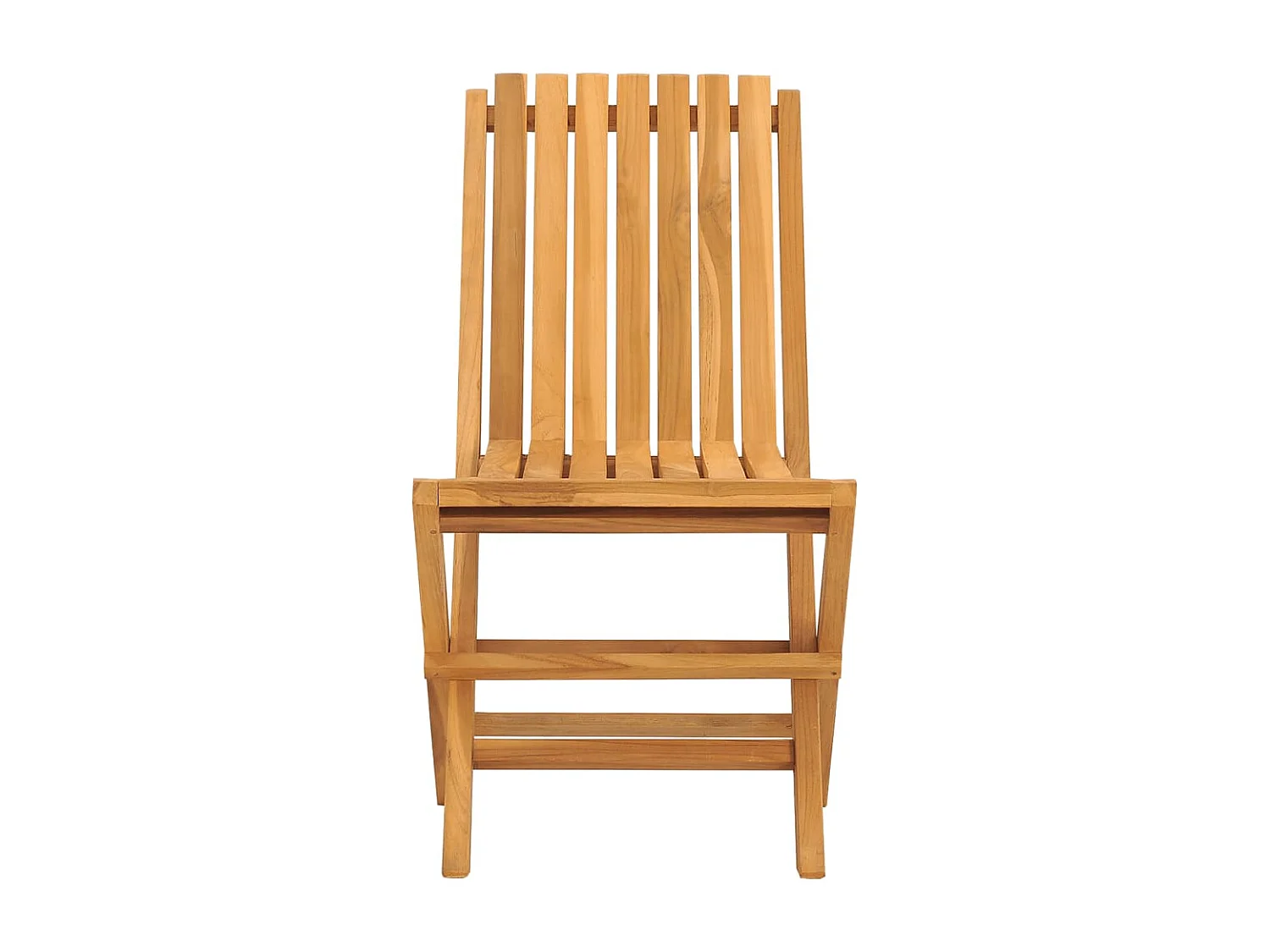 Chaises de jardin pliantes 2 pcs 47x47x89 bois massif teck