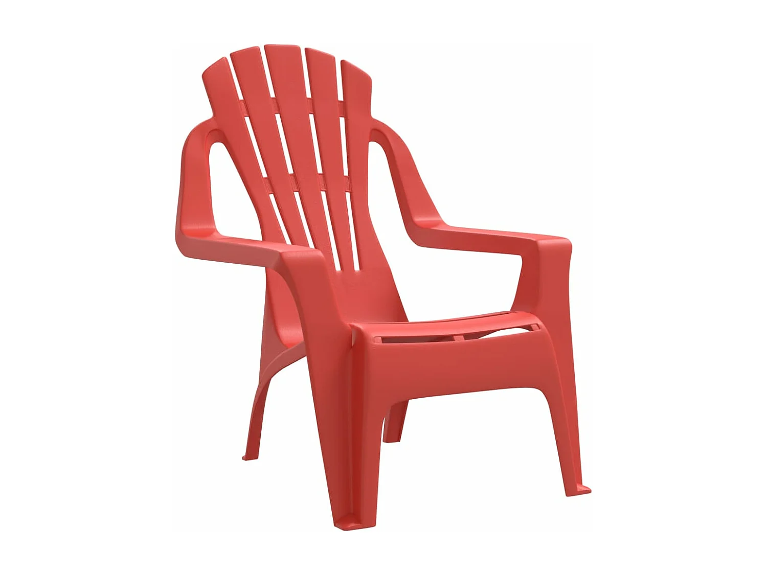 Chaises de jardin pour enfants lot de 2 rouge 37x34x44 PP