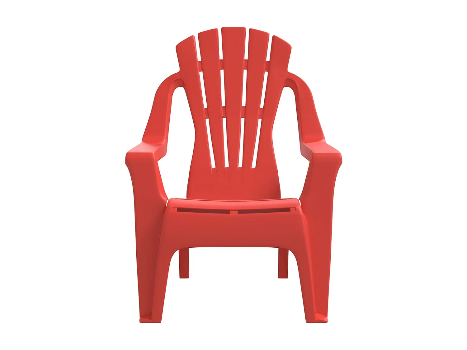 Chaises de jardin pour enfants lot de 2 rouge 37x34x44 PP