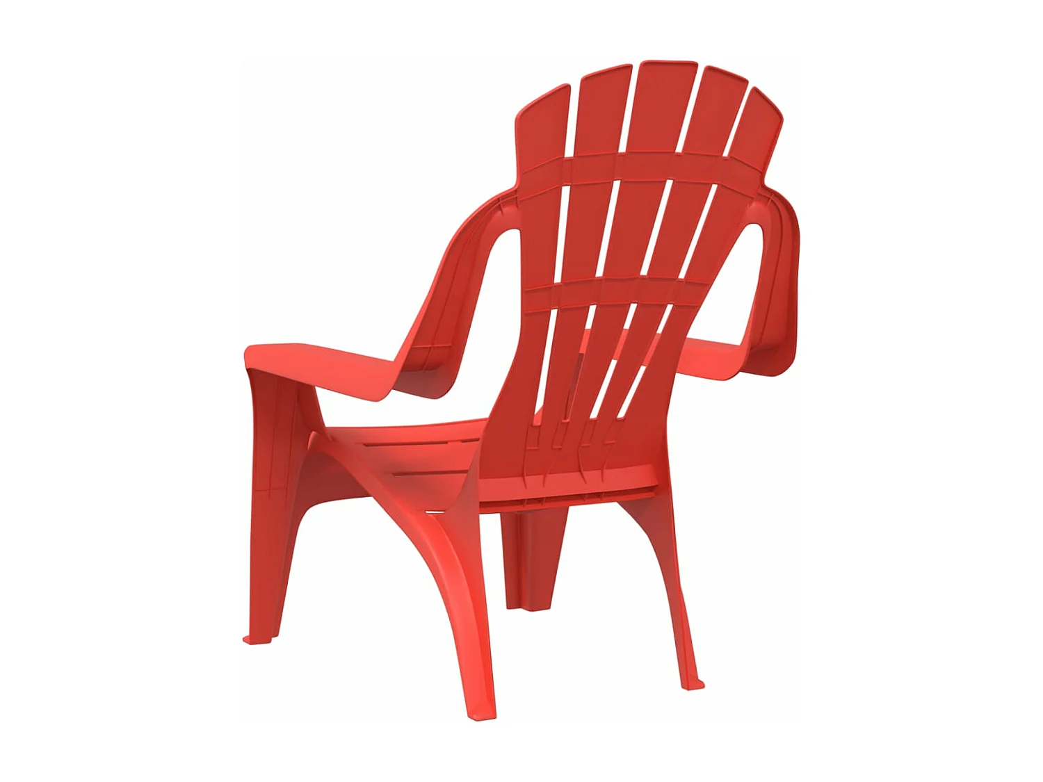 Chaises de jardin pour enfants lot de 2 rouge 37x34x44 PP
