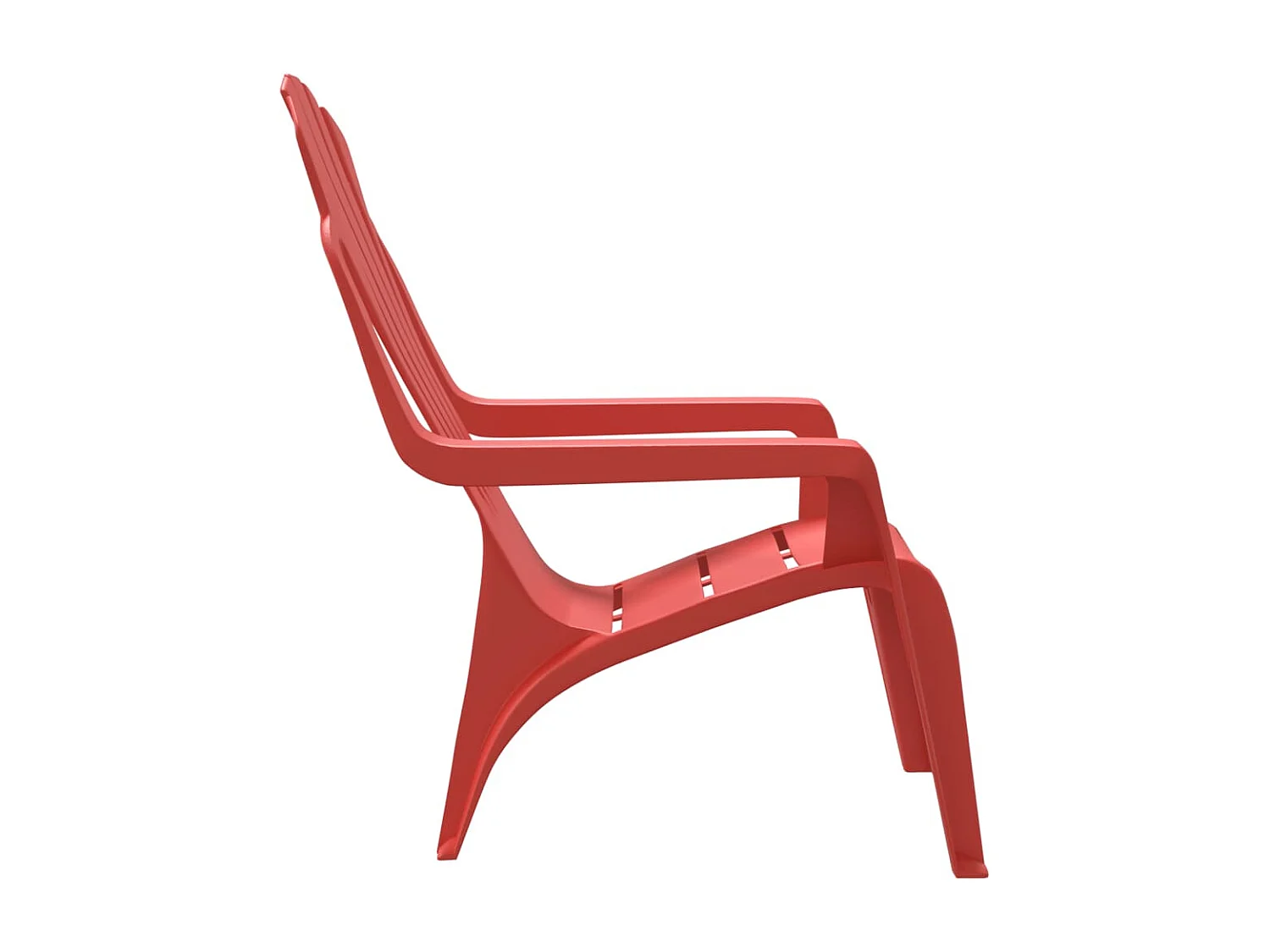 Chaises de jardin pour enfants lot de 2 rouge 37x34x44 PP