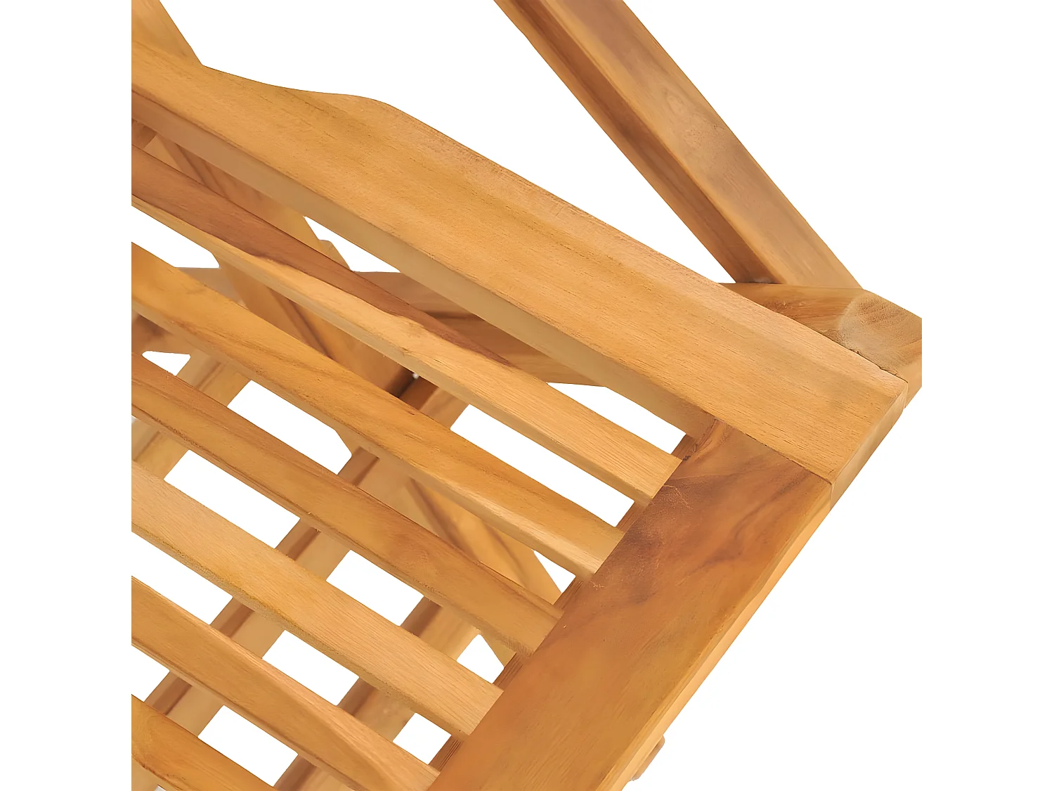 Chaises de jardin pliantes 2 pcs 55x62x90 bois massif teck