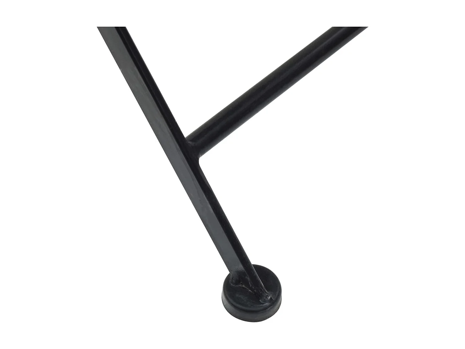 Chaises de bistro pliables 2 pcs terre cuite et blanc céramique