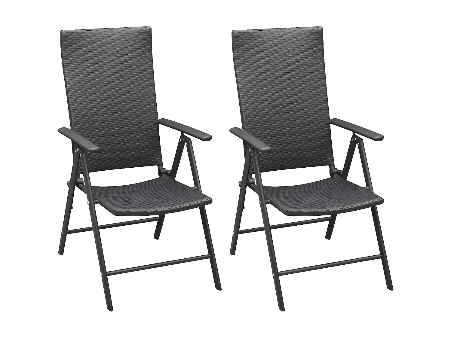 Ensemble de salle à manger de jardin 3 pcs Noir 25