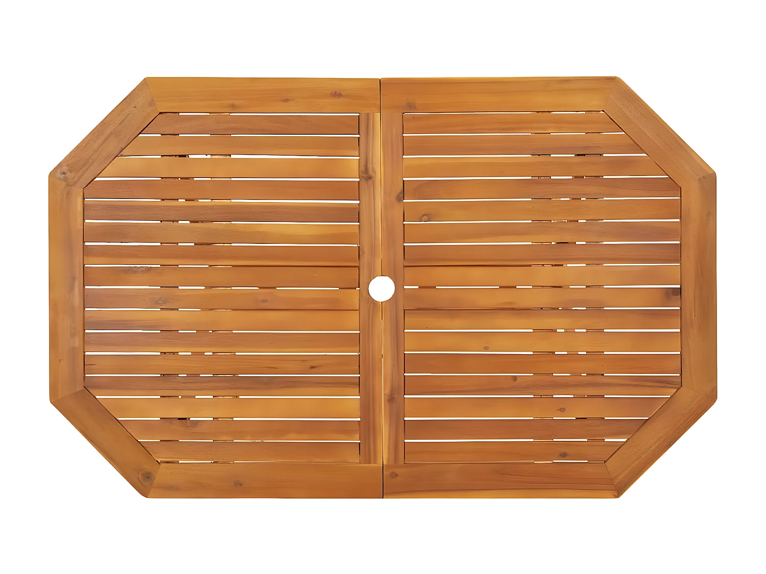 Mobilier à dîner de jardin 5 pcs Bois d'acacia solide 4