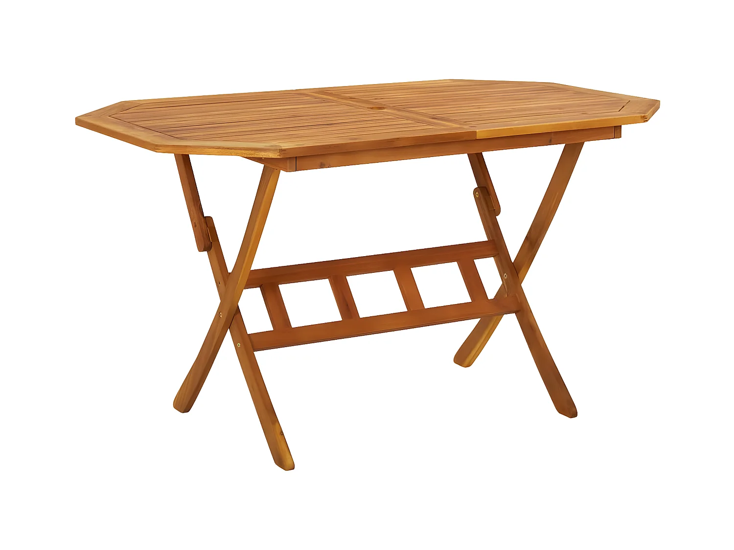 Mobilier à dîner de jardin 5 pcs Bois d'acacia solide 4