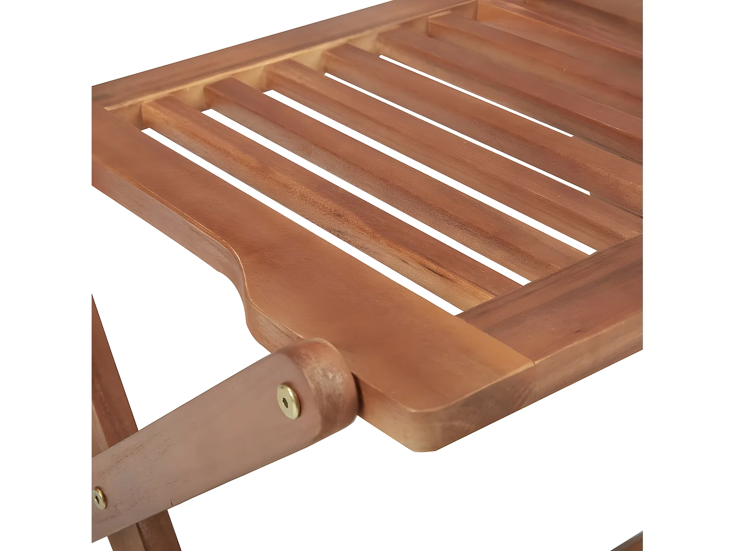 Mobilier à dîner de jardin 5 pcs Bois d'acacia solide 4