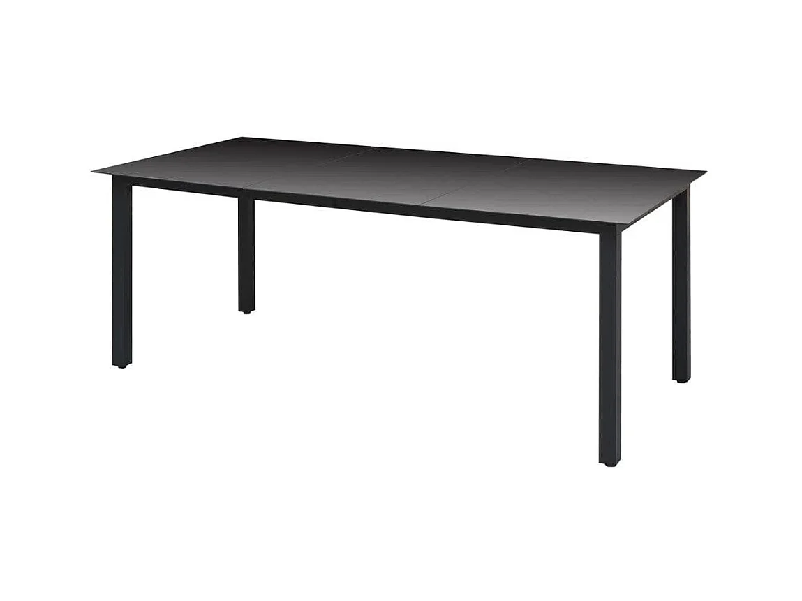 Mobilier à dîner de jardin et coussins 7pcs Résine tressée Gris 3