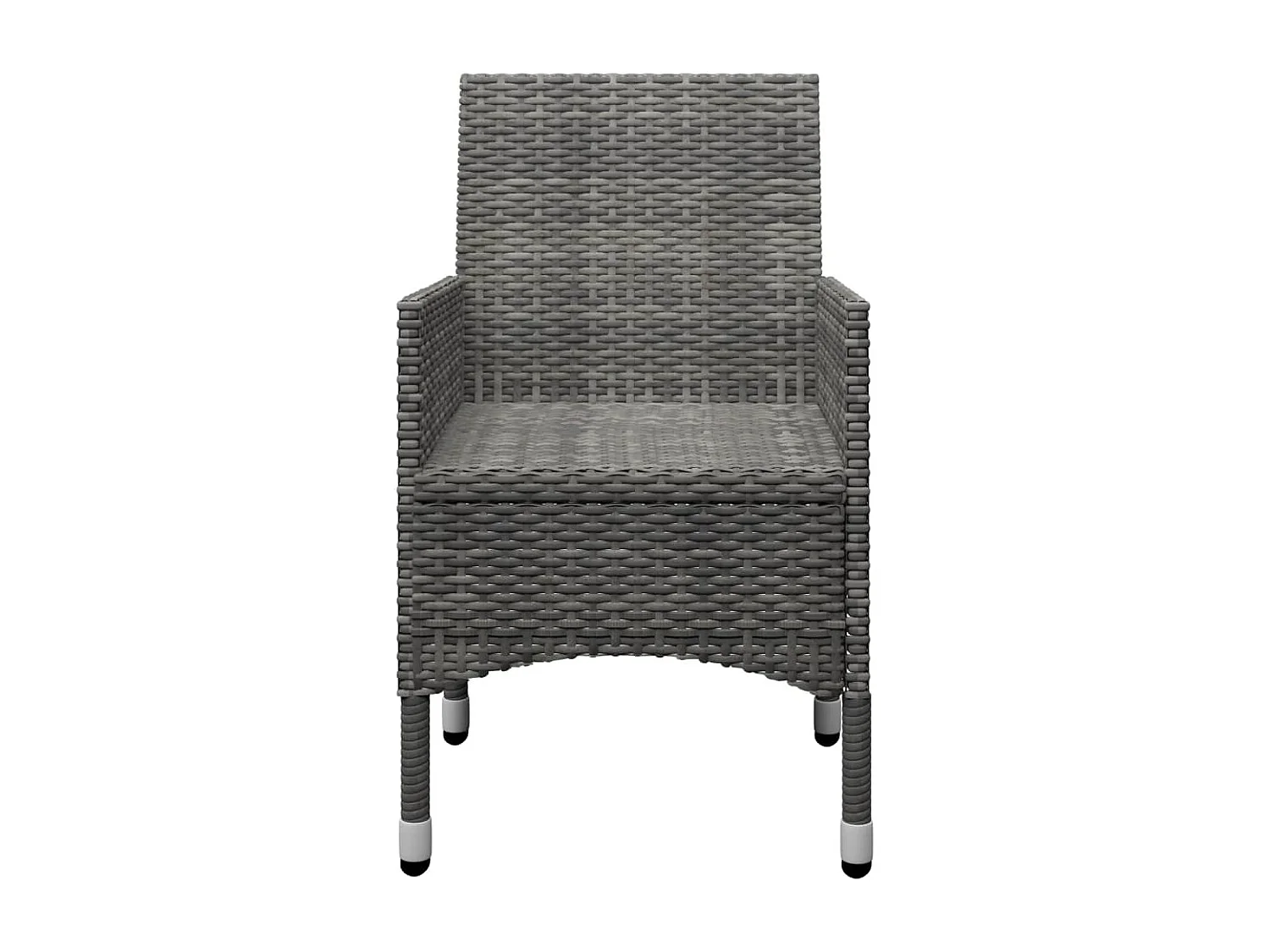 Ensemble de salle à manger de jardin 5 pcs Gris 30