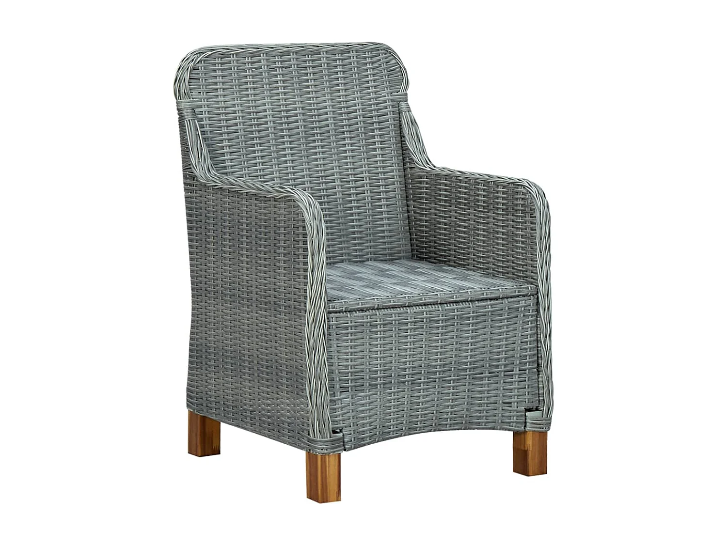Ensemble de salle à manger de jardin 3 pcs Gris clair 2