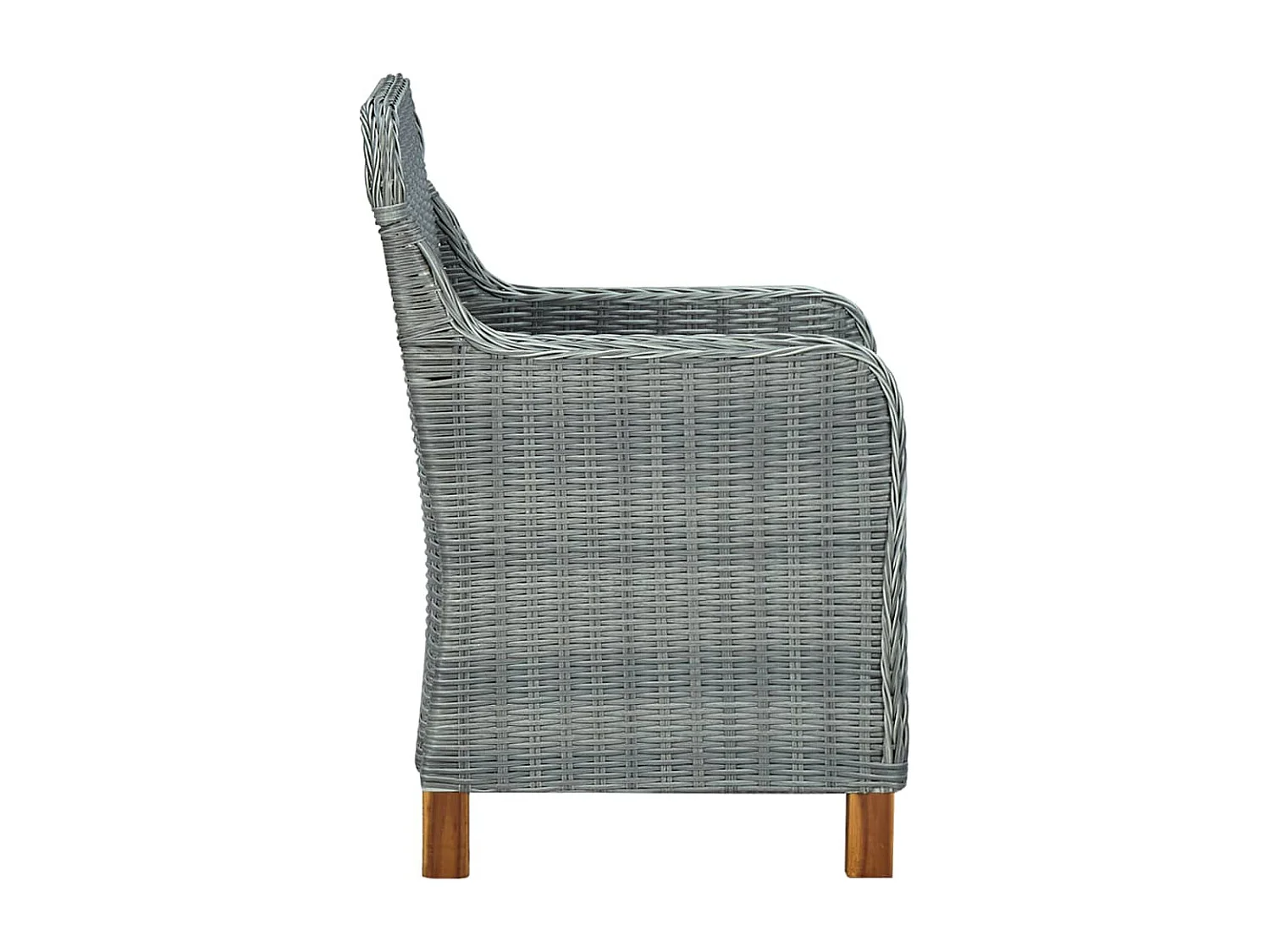 Ensemble de salle à manger de jardin 3 pcs Gris clair 2