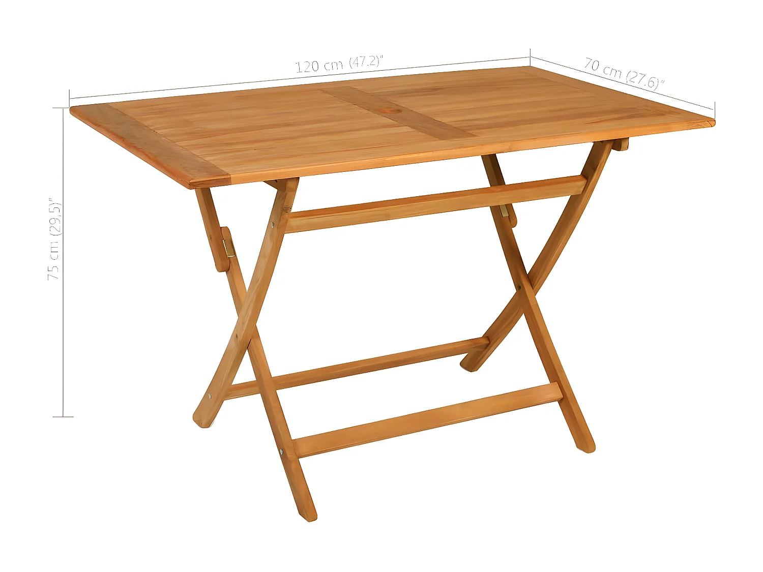 Salon de jardin 7 pcs Bois de teck massif 13