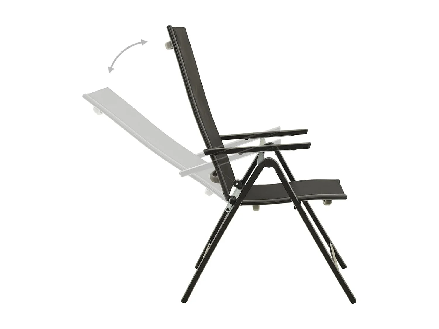 Mobilier de bistro 5 pcs Noir et anthracite 2