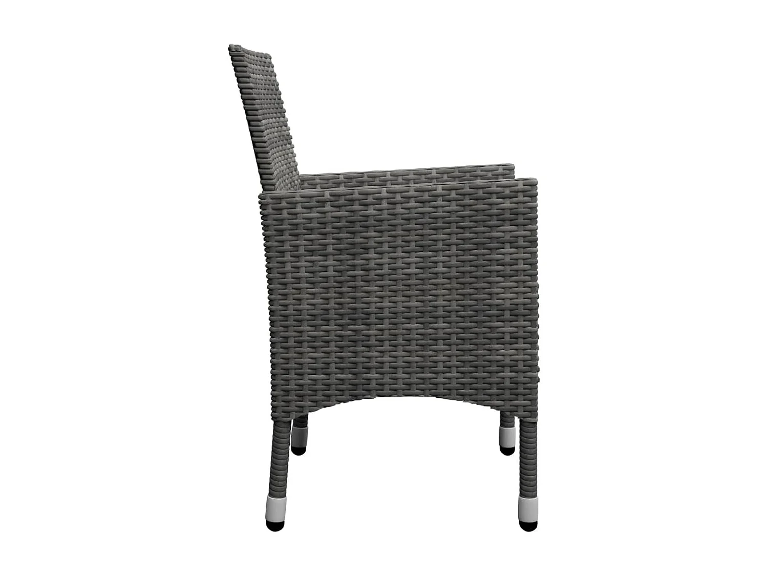 Ensemble de salle à manger de jardin 3 pcs Gris 13