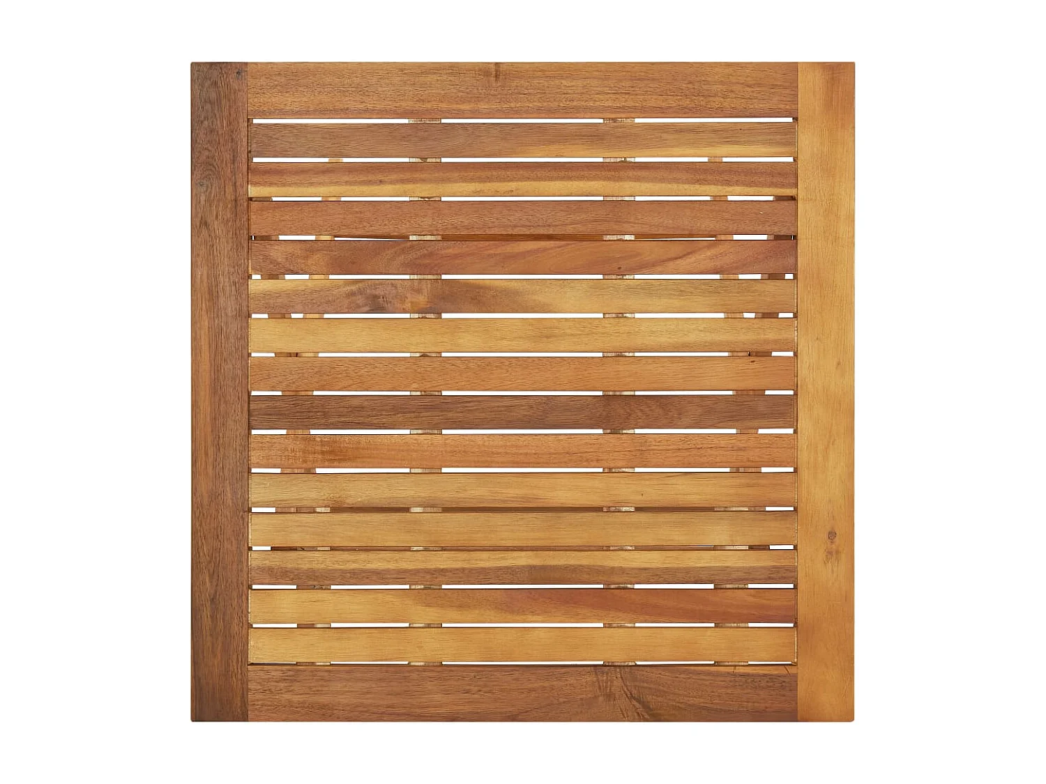 Mobilier à dîner de jardin pliable 3 pcs Bois d'acacia solide 2