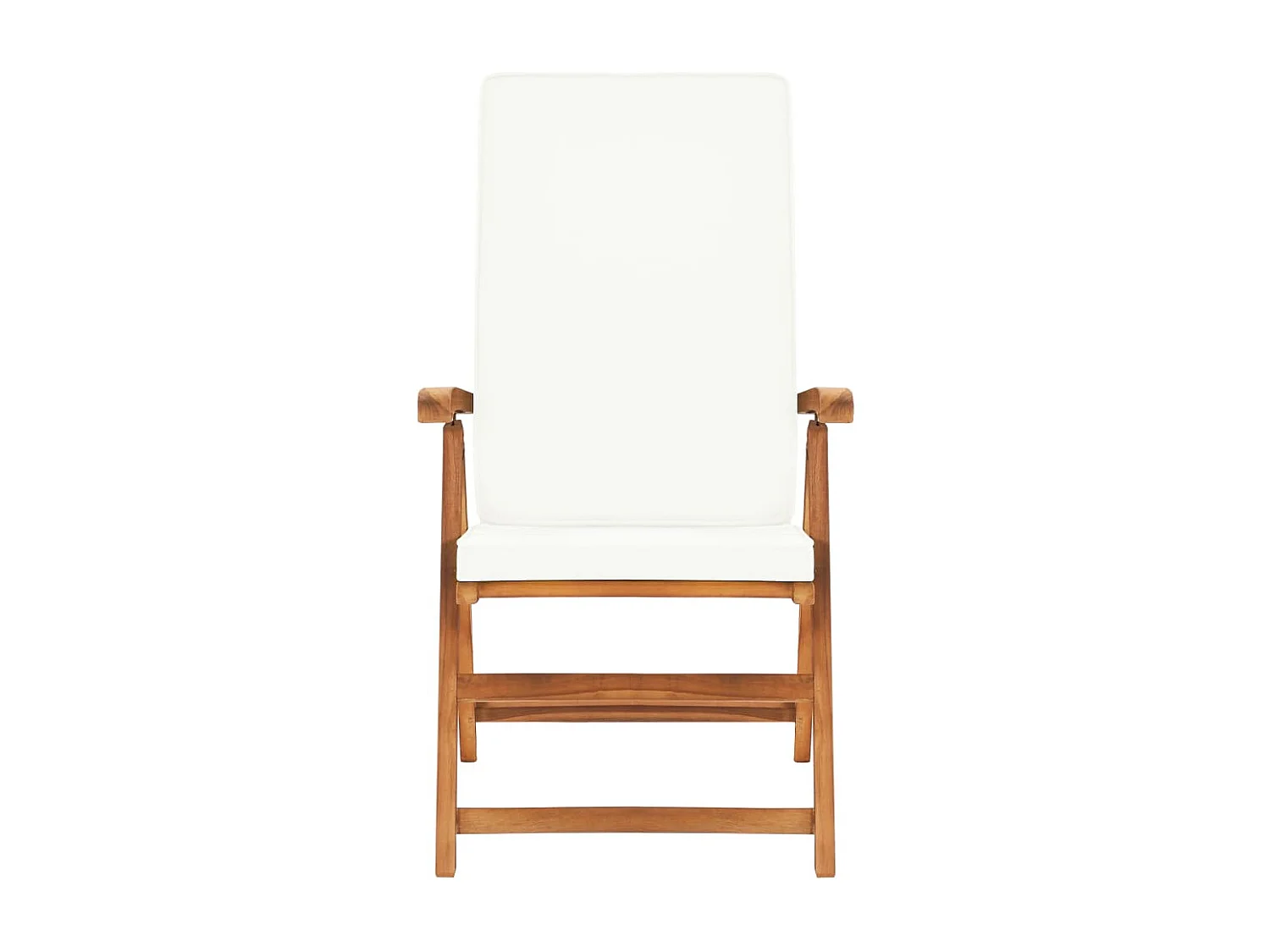 Salon de jardin 5 pcs avec coussins Bois de teck massif