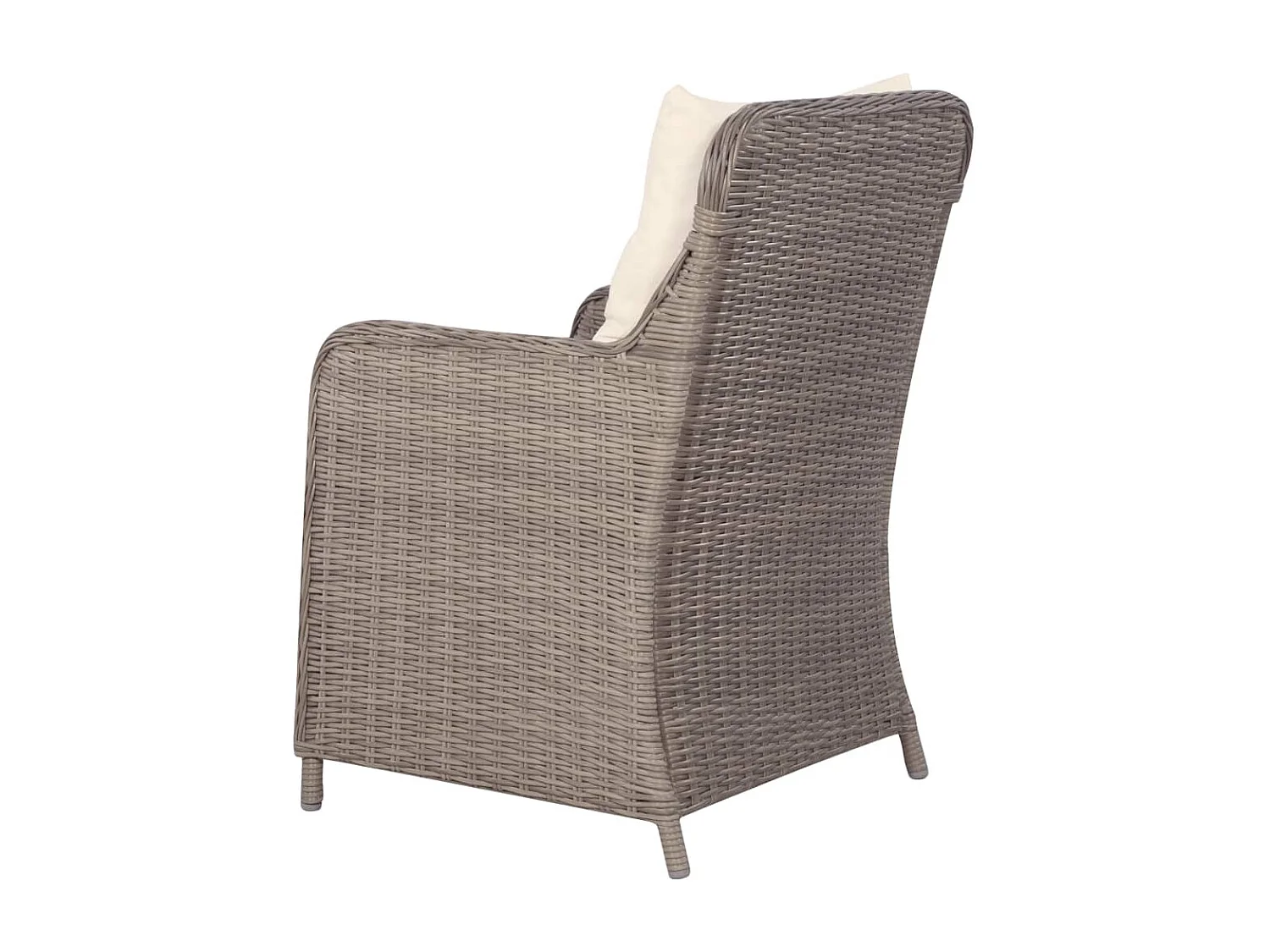 Ensemble de salle à manger de jardin 7 pcs Marron 23