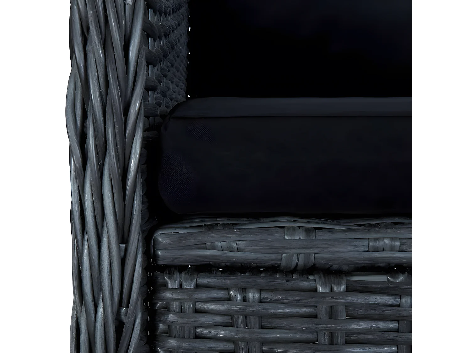 Ensemble de salle à manger de jardin 5 pcs Gris foncé 8