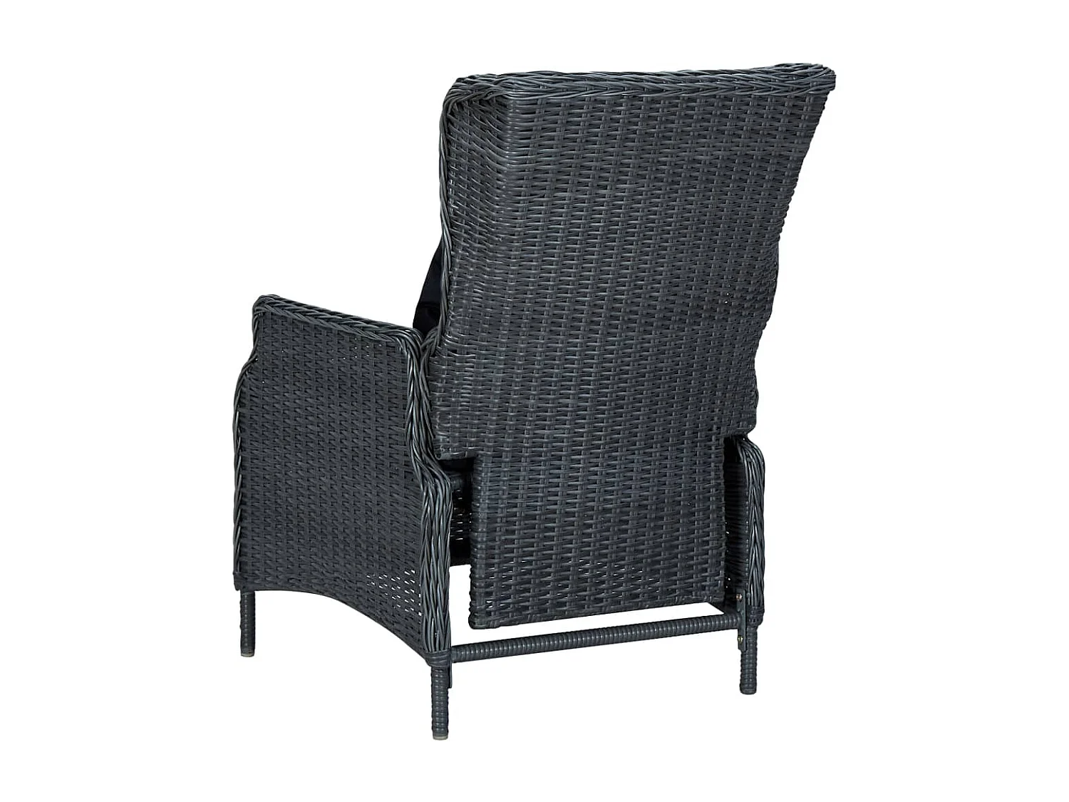 Ensemble de salle à manger de jardin 5 pcs Gris foncé 15