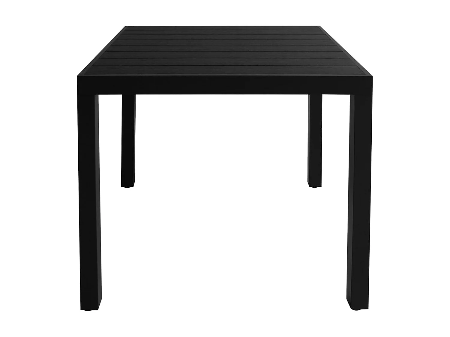 Ensemble de salle à manger de jardin 3 pcs Noir et marron 5