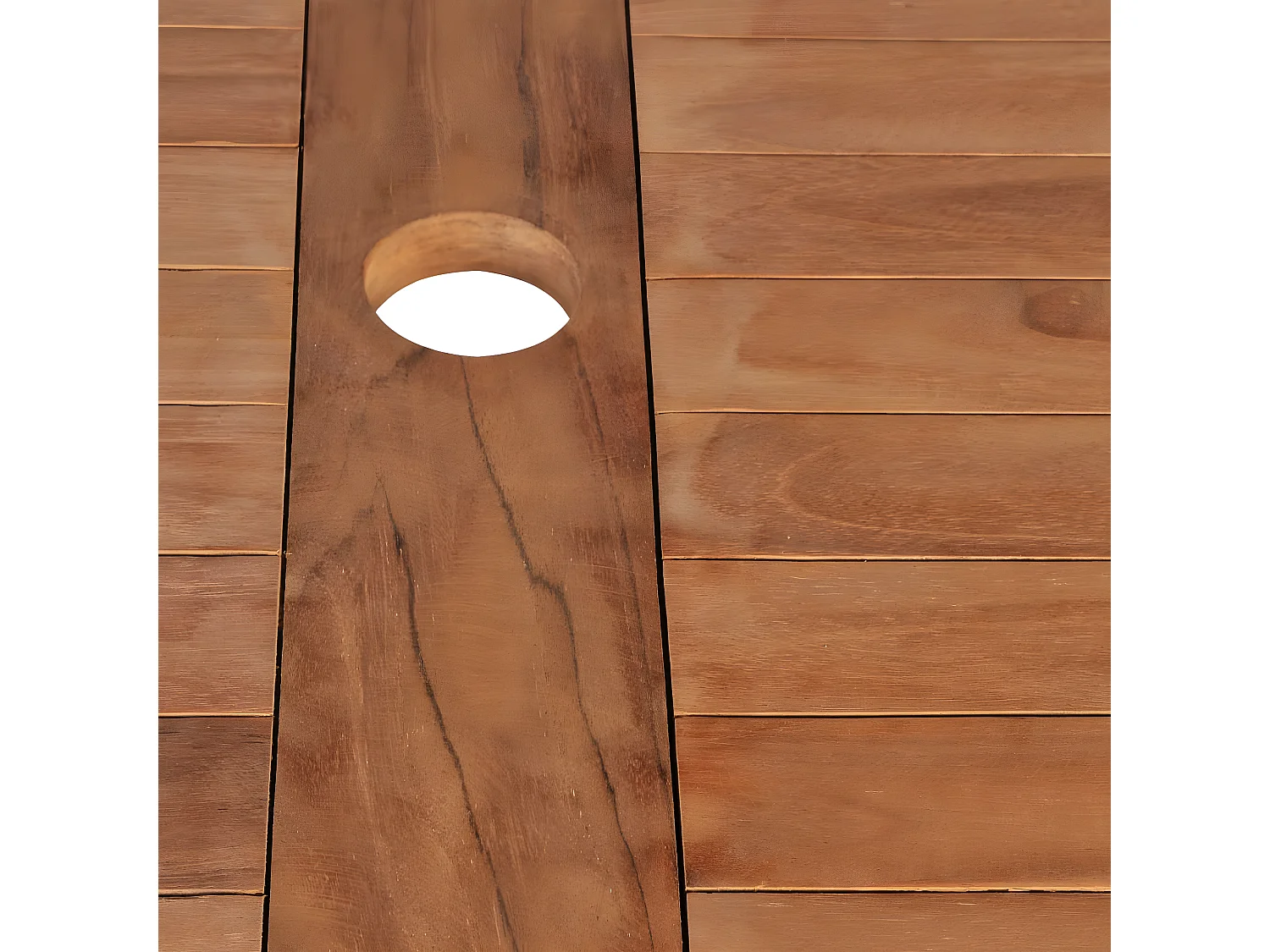 Salon de jardin 7 pcs Bois de teck massif 3