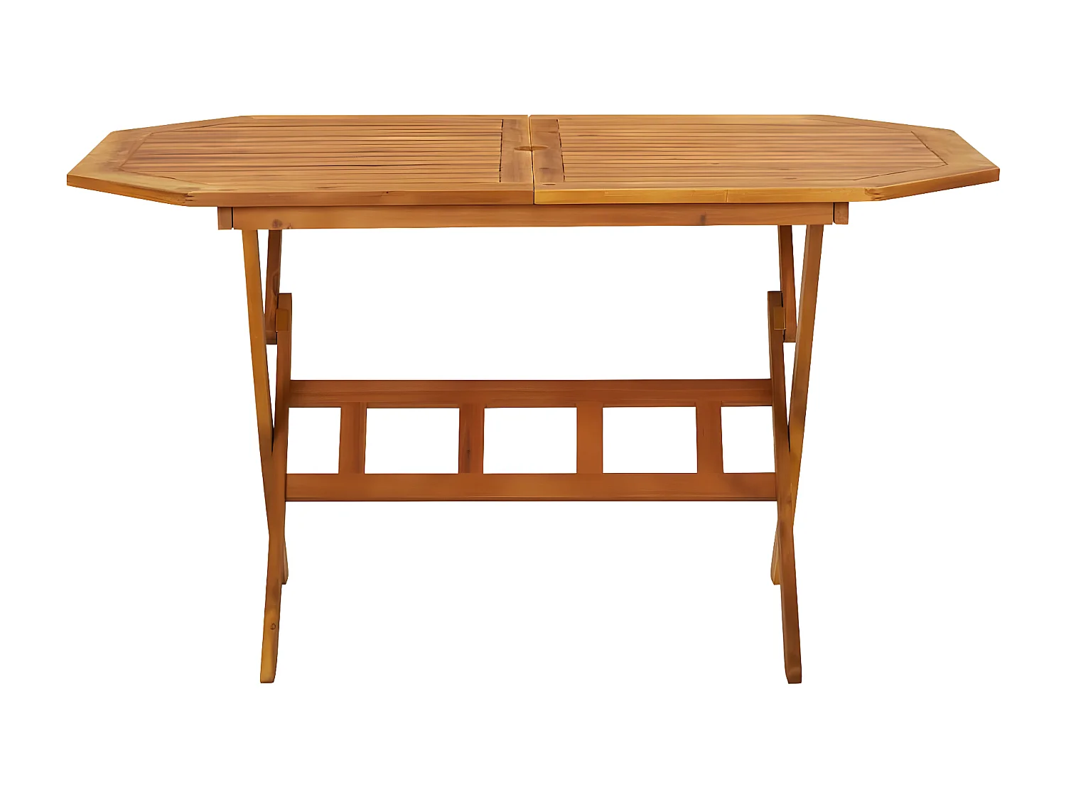 Ensemble de salle à manger de jardin 7 pcs Bois d'acacia massif 5