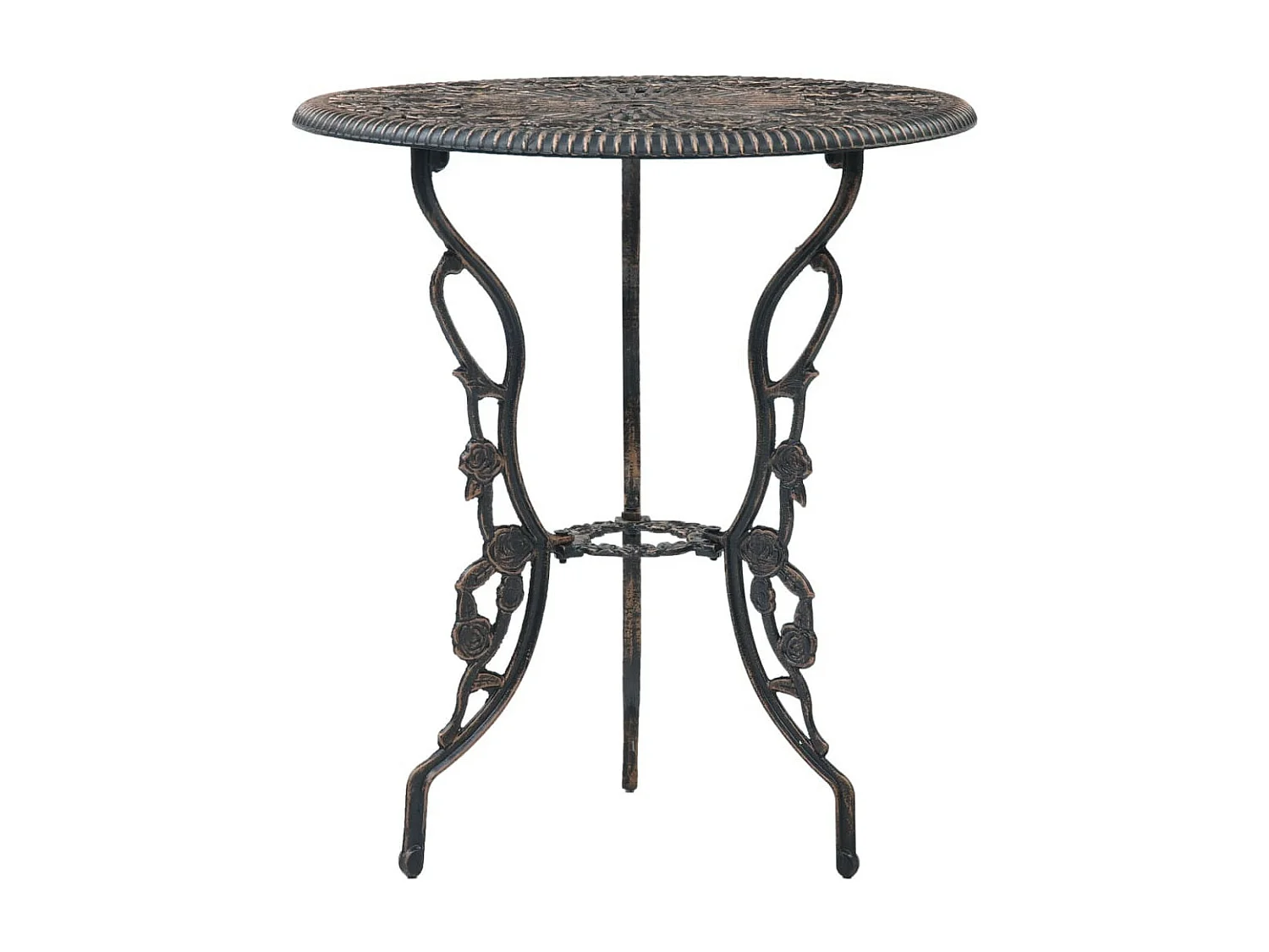 Salon de bistro 3 pcs Aluminium coulé