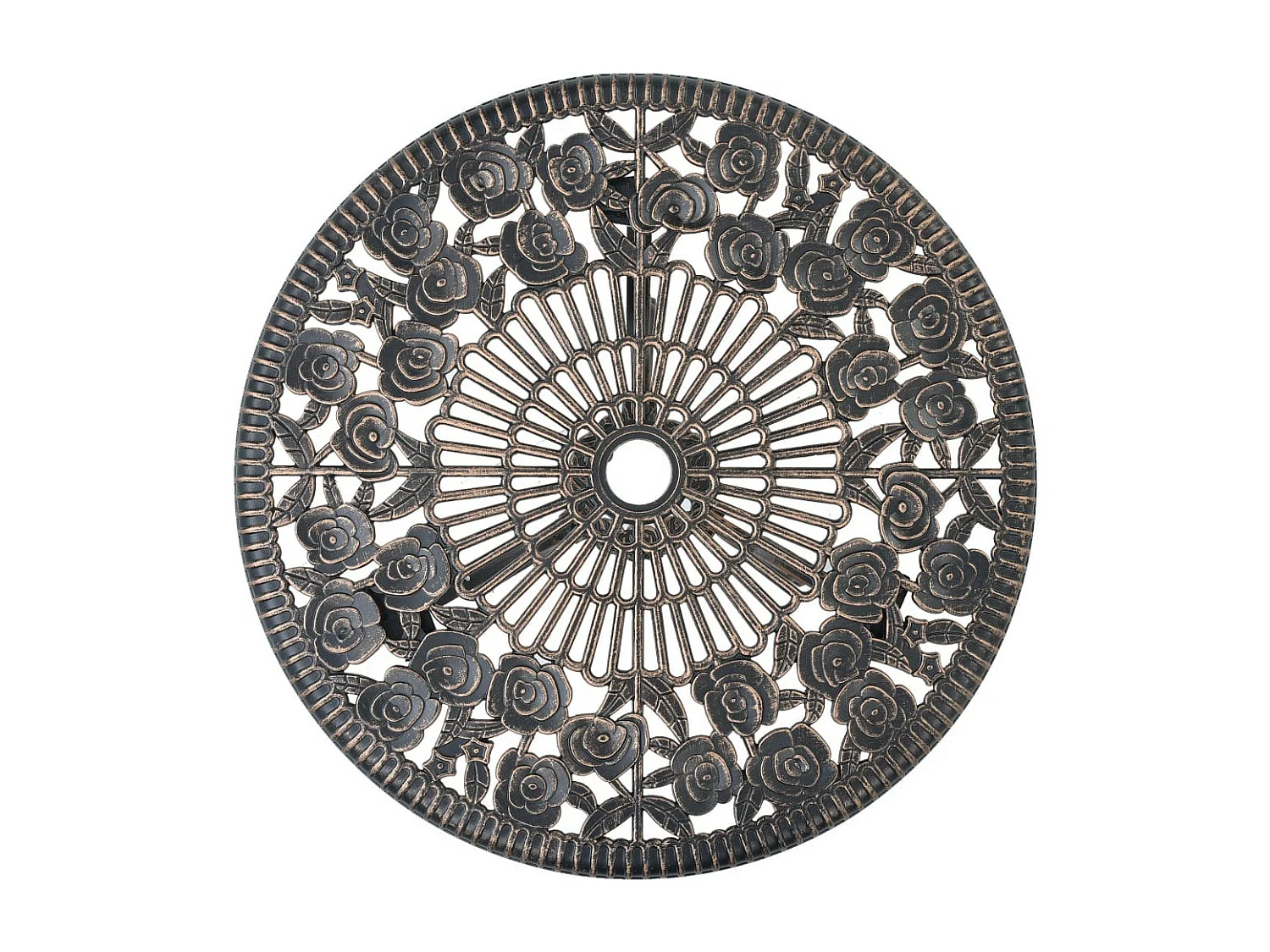 Salon de bistro 3 pcs Aluminium coulé