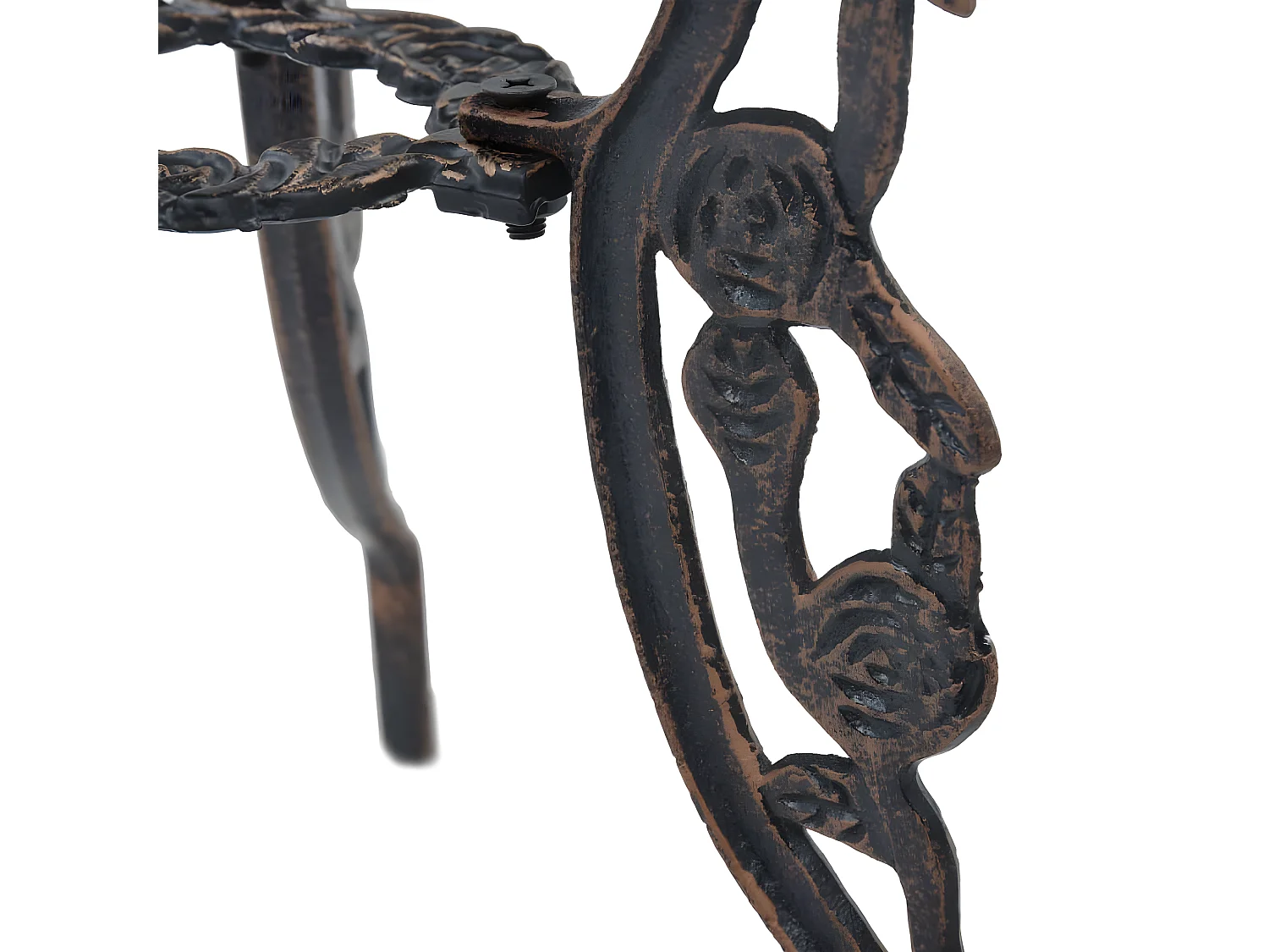 Salon de bistro 3 pcs Aluminium coulé