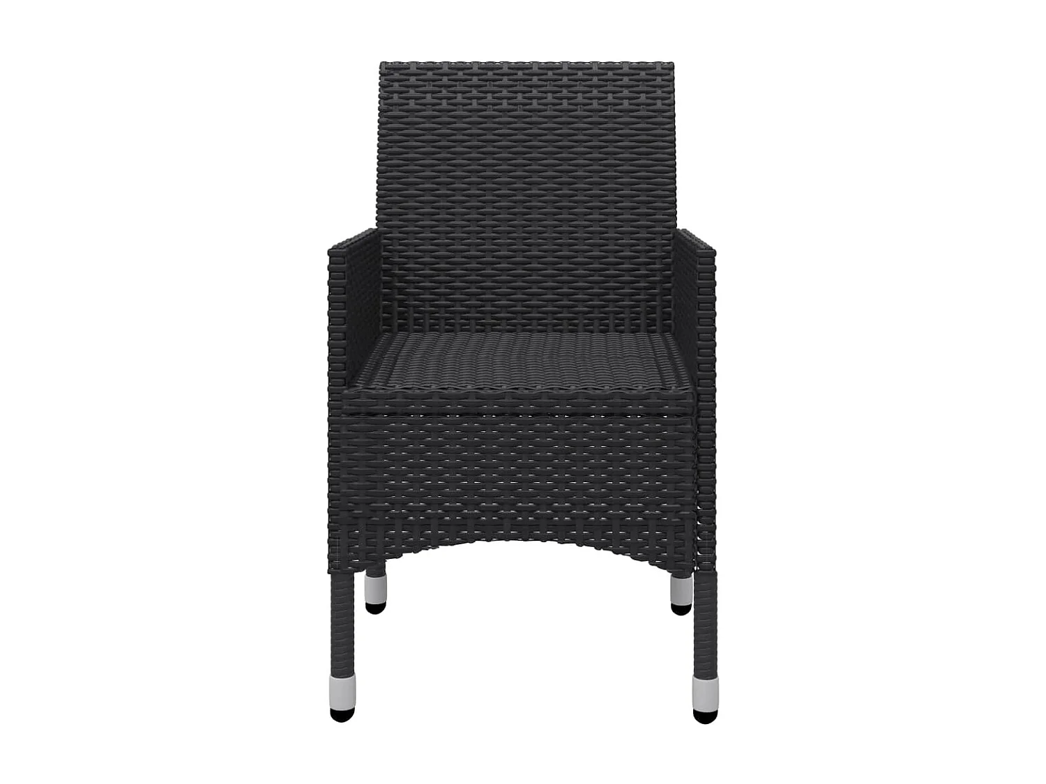 Ensemble de salle à manger de jardin 3 pcs Noir 31