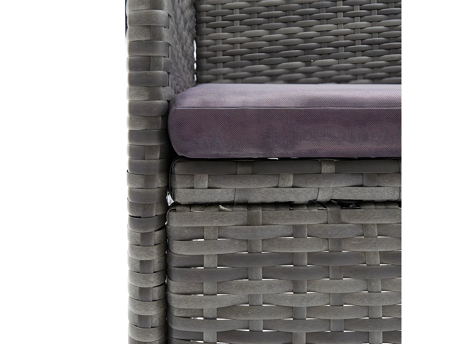 Ensemble de salle à manger de jardin 5 pcs Gris 29