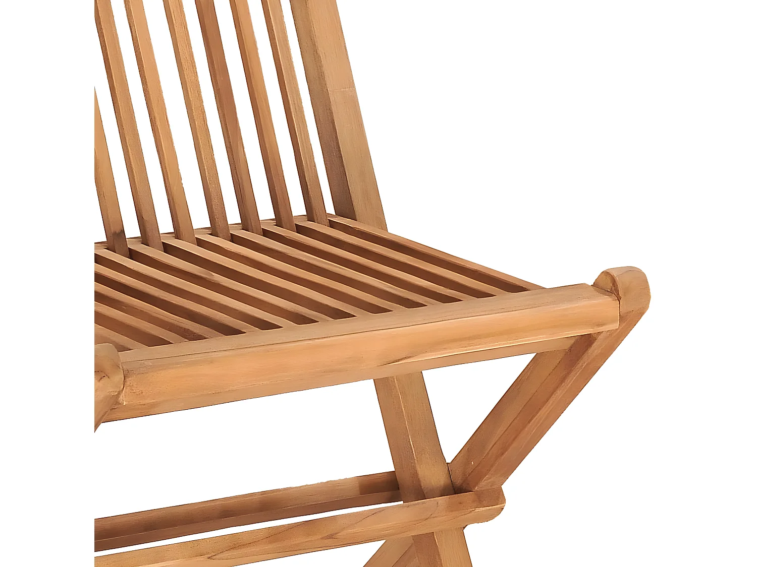 Mobilier à dîner d'extérieur pliable avec coussin 3 pcs Teck 54