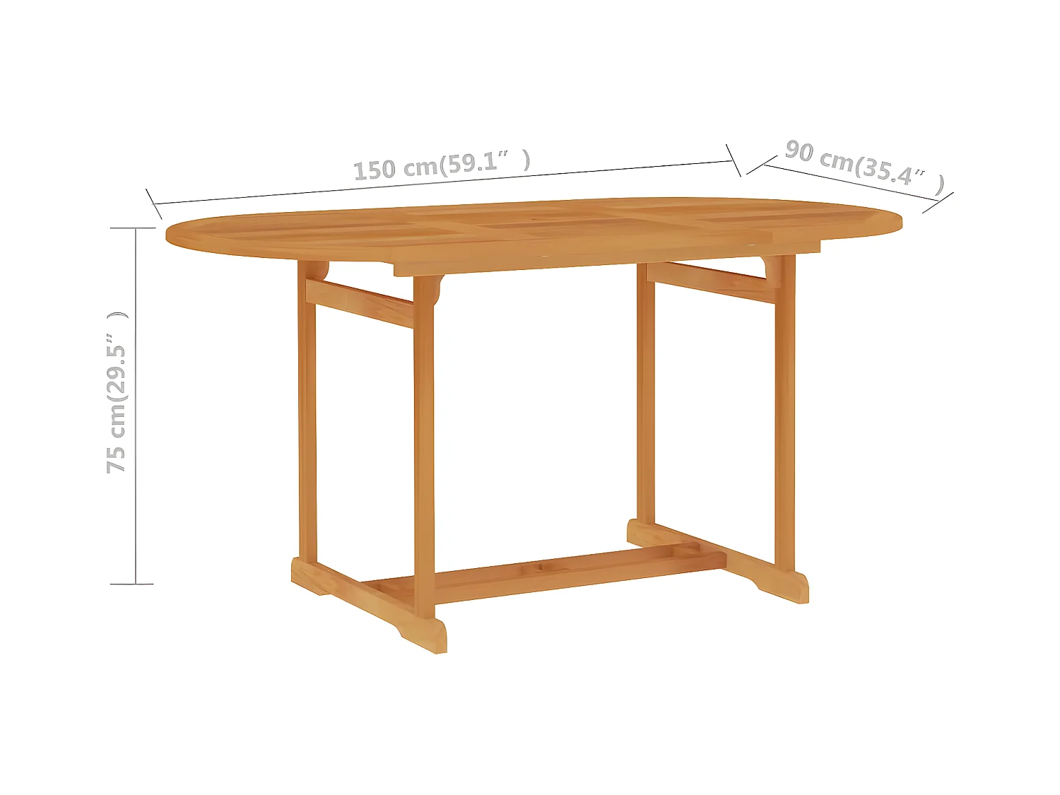 Salon de jardin 5 pcs avec coussins Bois de teck massif 2