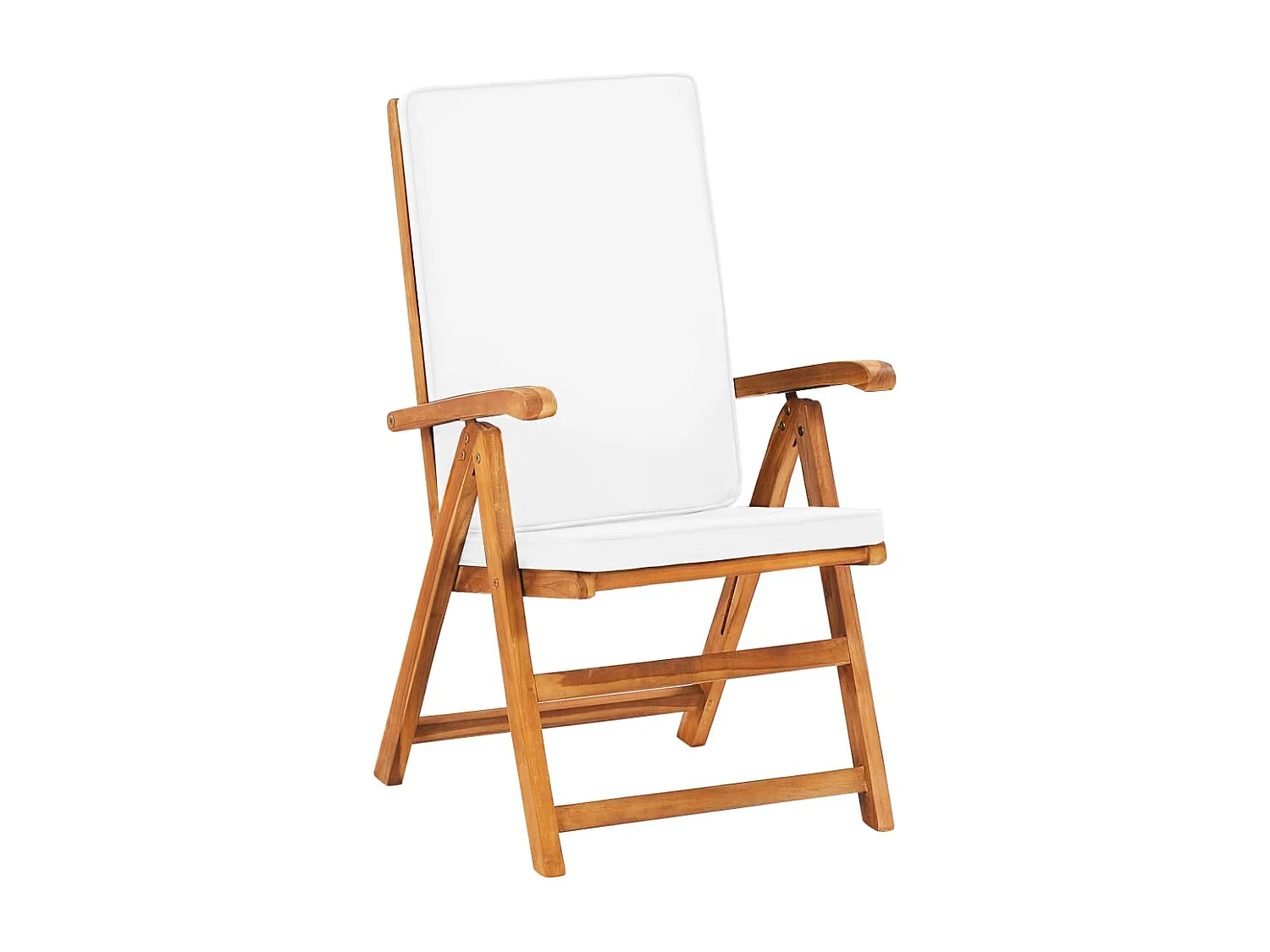 Salon de jardin 5 pcs avec coussins Bois de teck massif 2