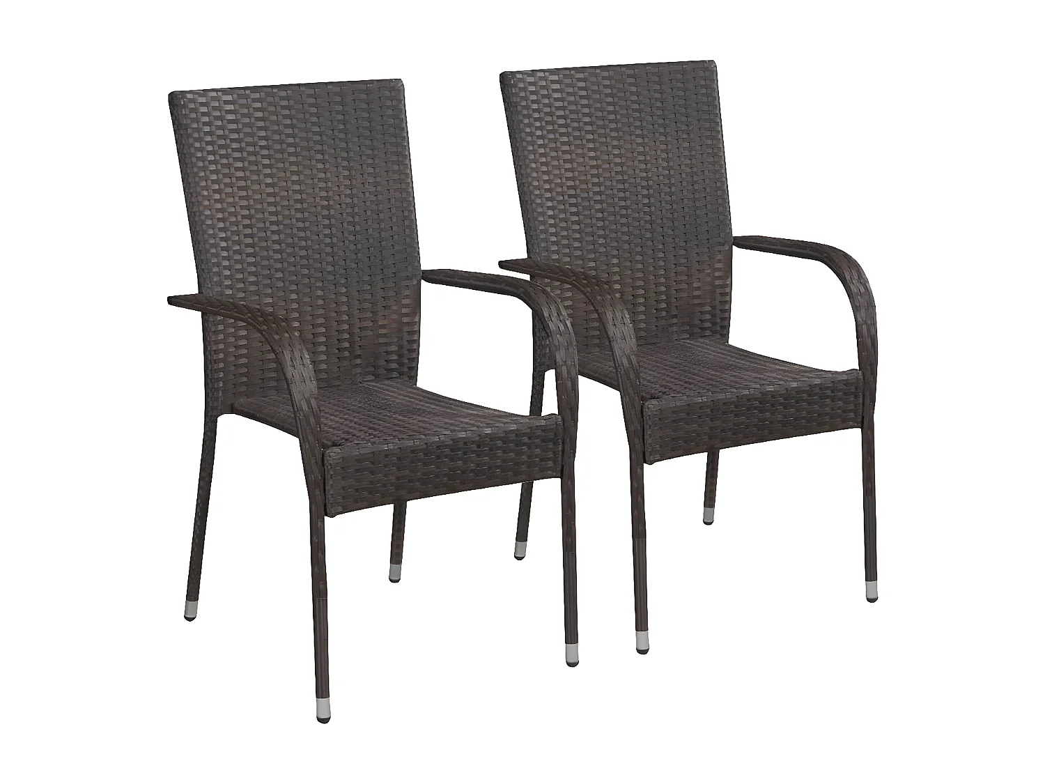 Ensemble de salle à manger de jardin 3 pcs Marron 8