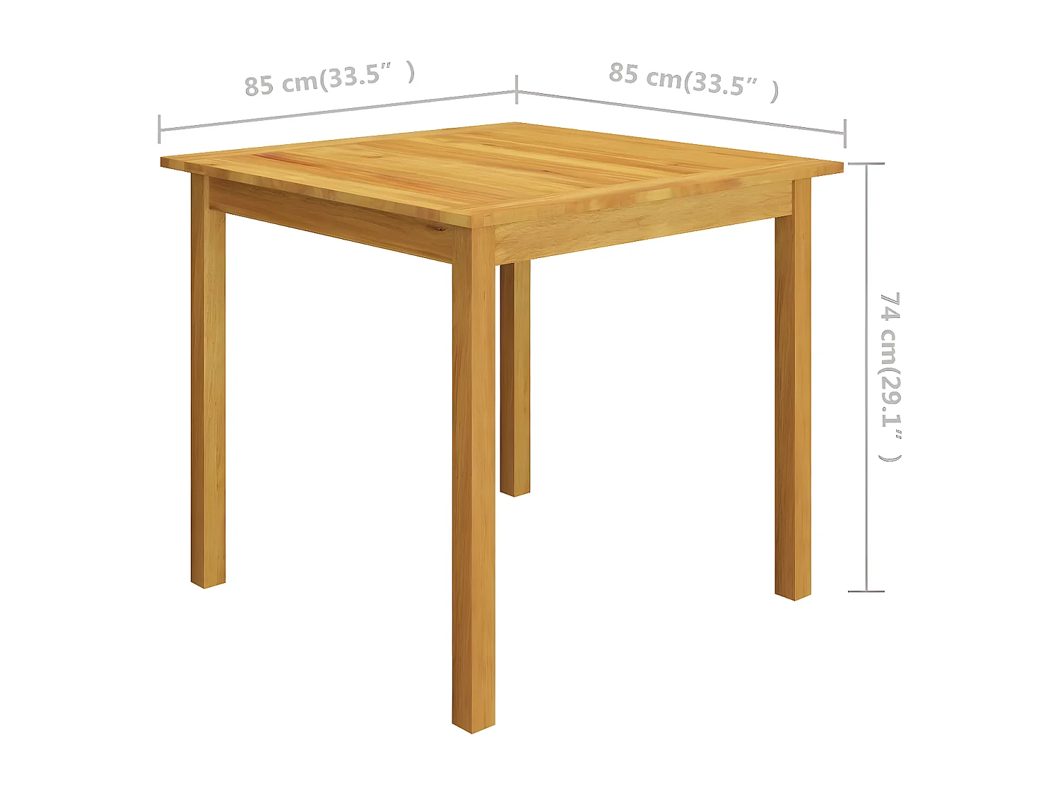 Ensemble de salle à manger de jardin 3 pcs Marron 8