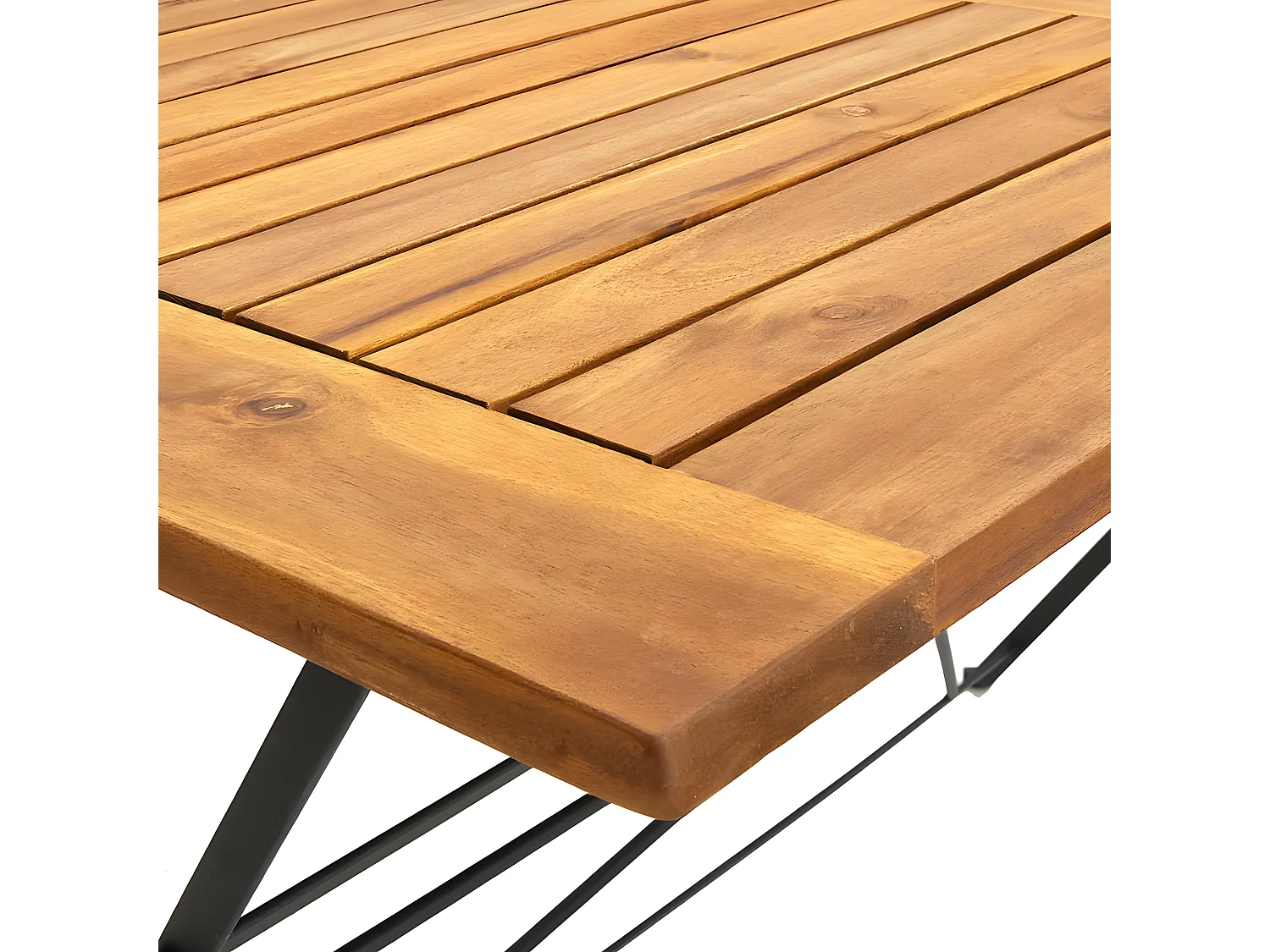 Mobilier à dîner d'extérieur pliable 7 pcs Bois d'acacia solide