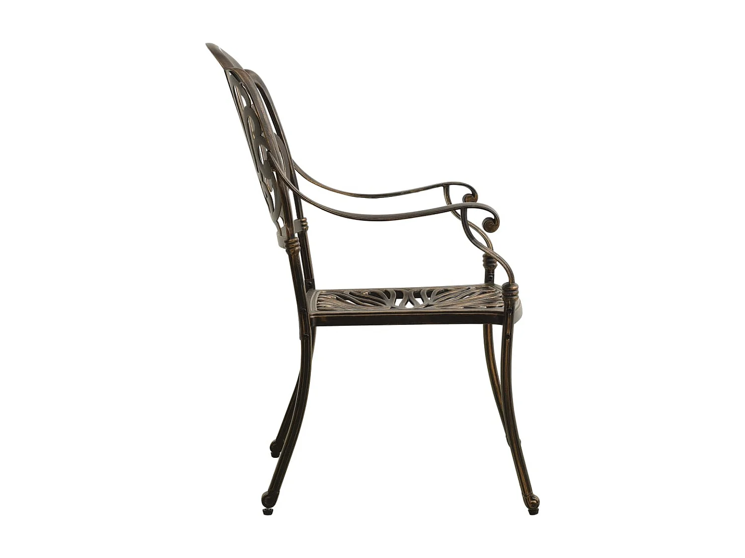 Ensemble de bistro 5 pcs Aluminium coulé Bronze 3