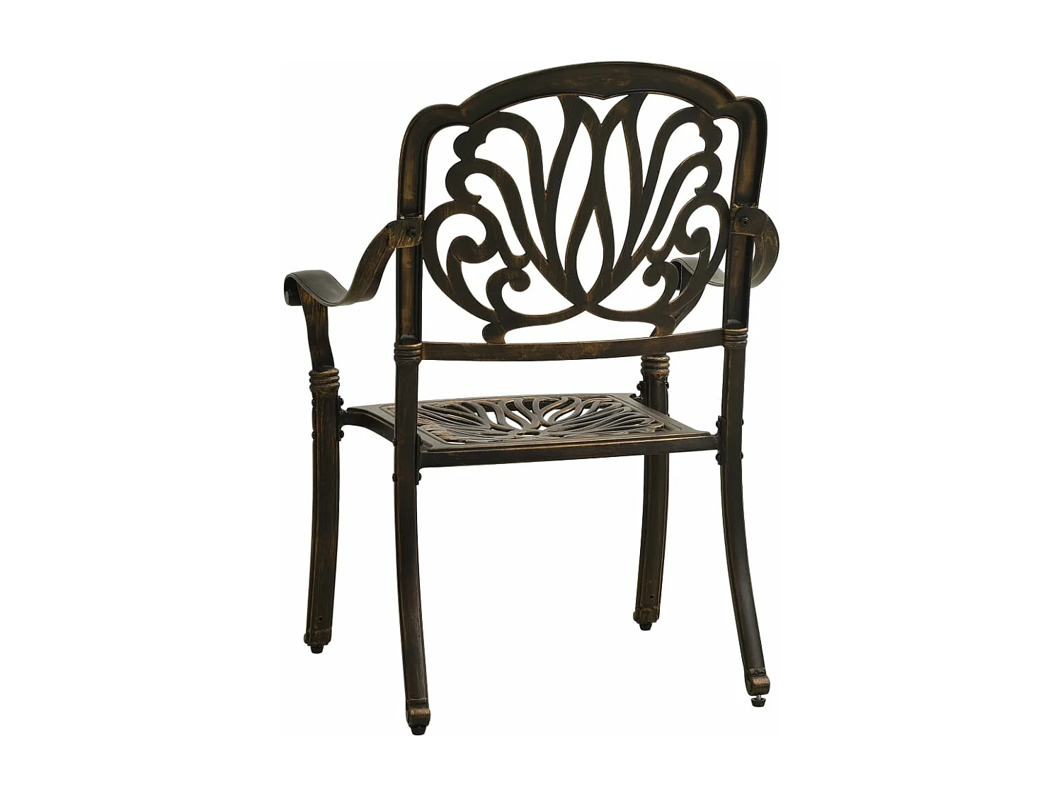 Ensemble de bistro 5 pcs Aluminium coulé Bronze 3