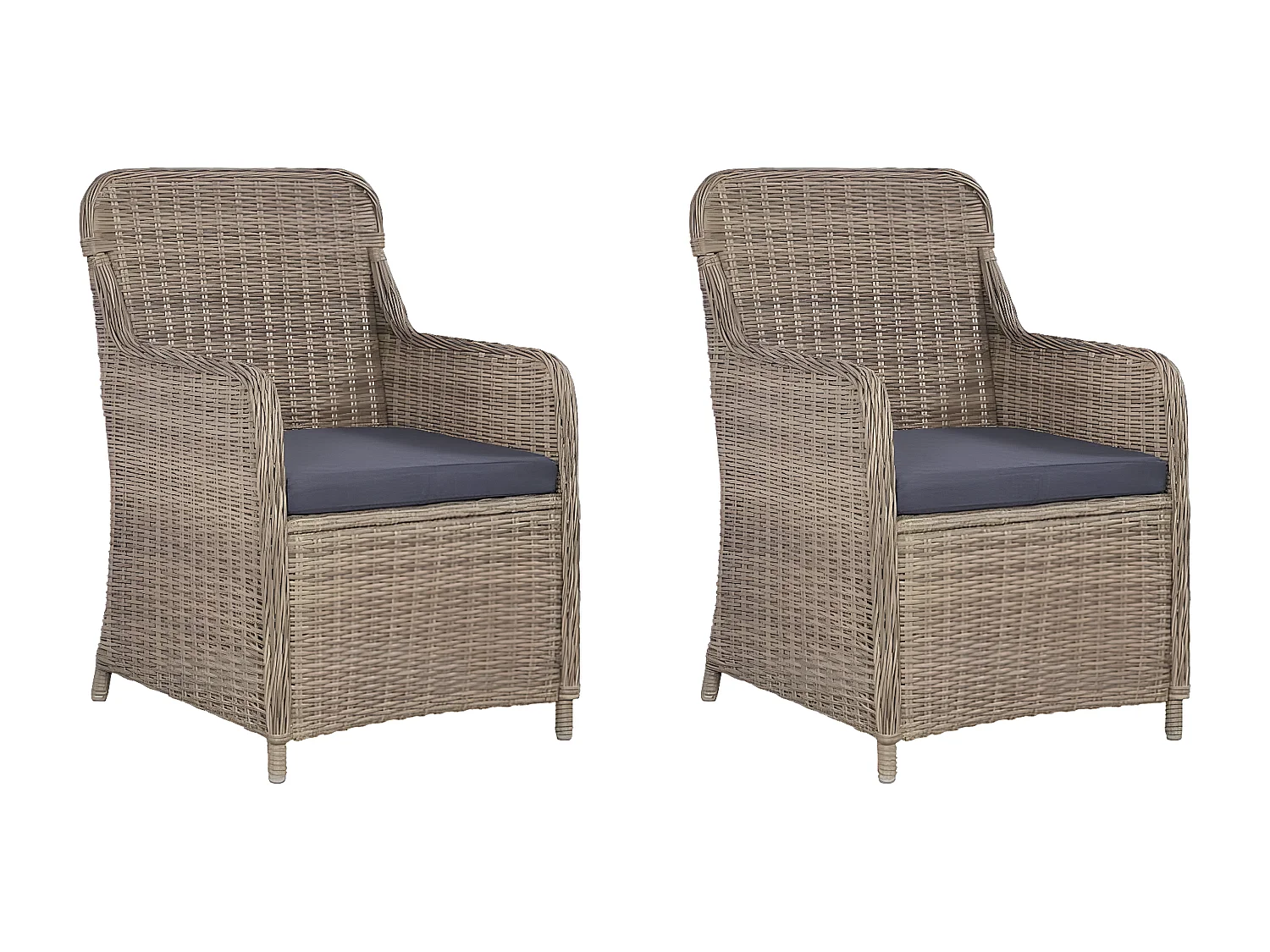 Ensemble de salle à manger de jardin 3 pcs Marron 10