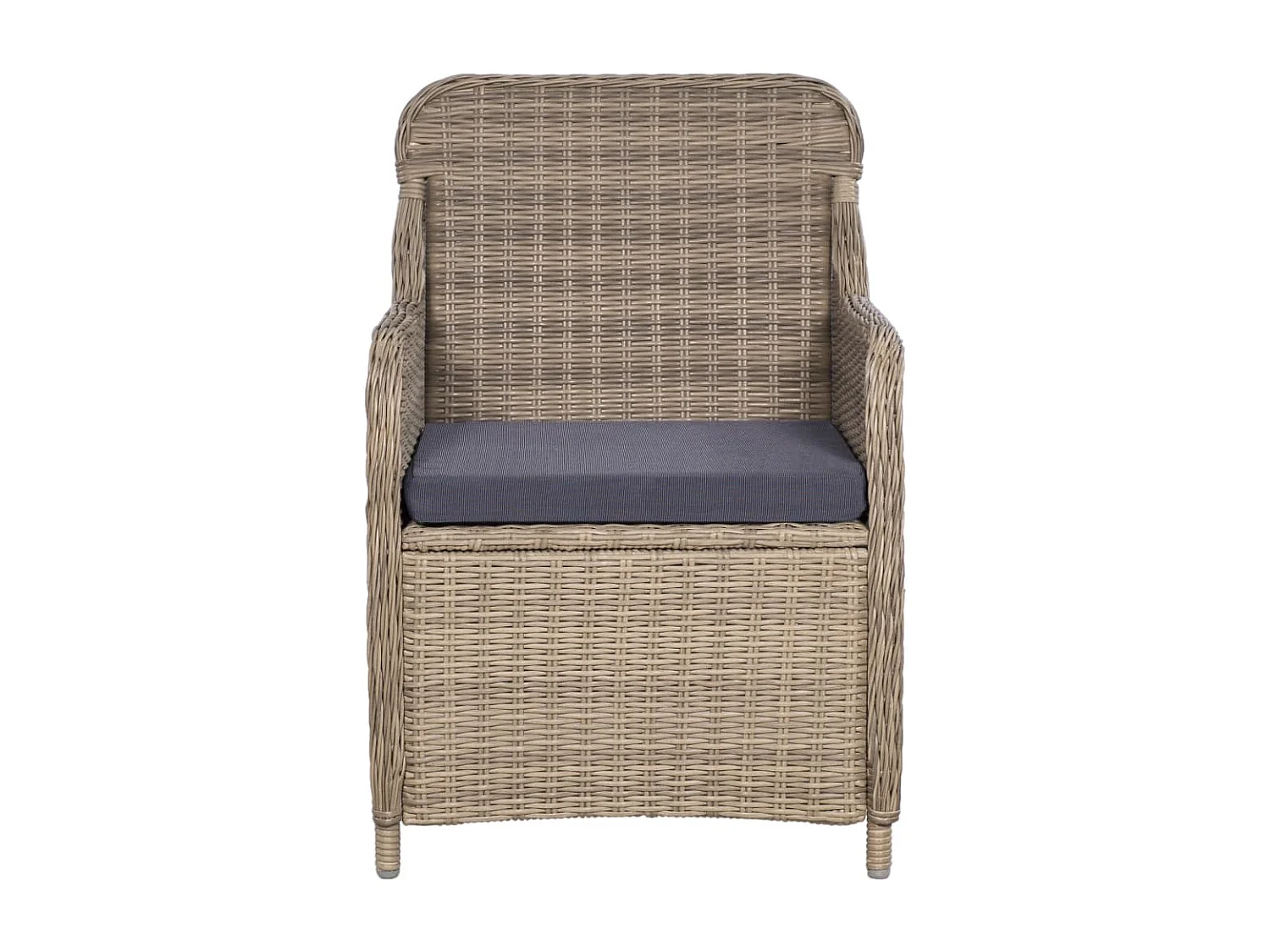 Ensemble de salle à manger de jardin 3 pcs Marron 10