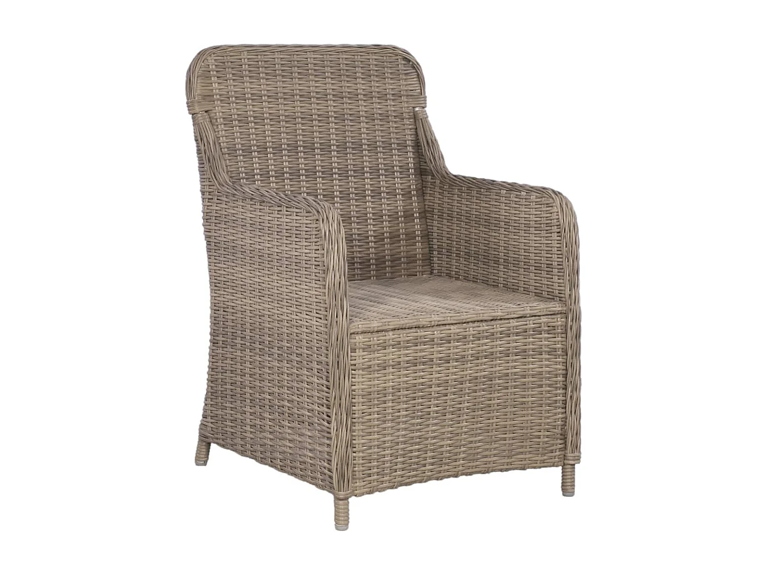 Ensemble de salle à manger de jardin 3 pcs Marron 10